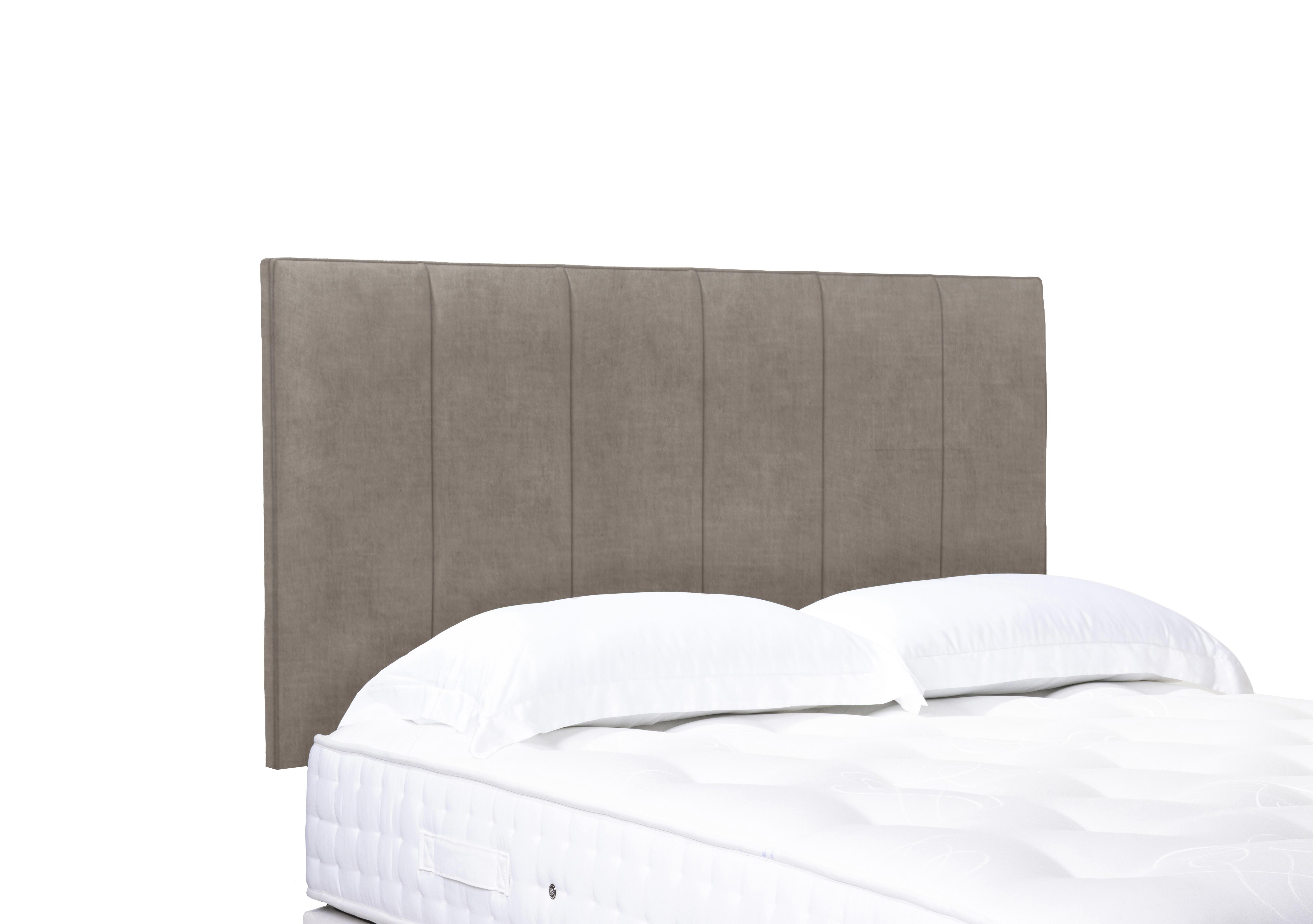 Artisan Collection Heyman High Strutted Headboard in 904 Warm Onyx on Furniture Village
