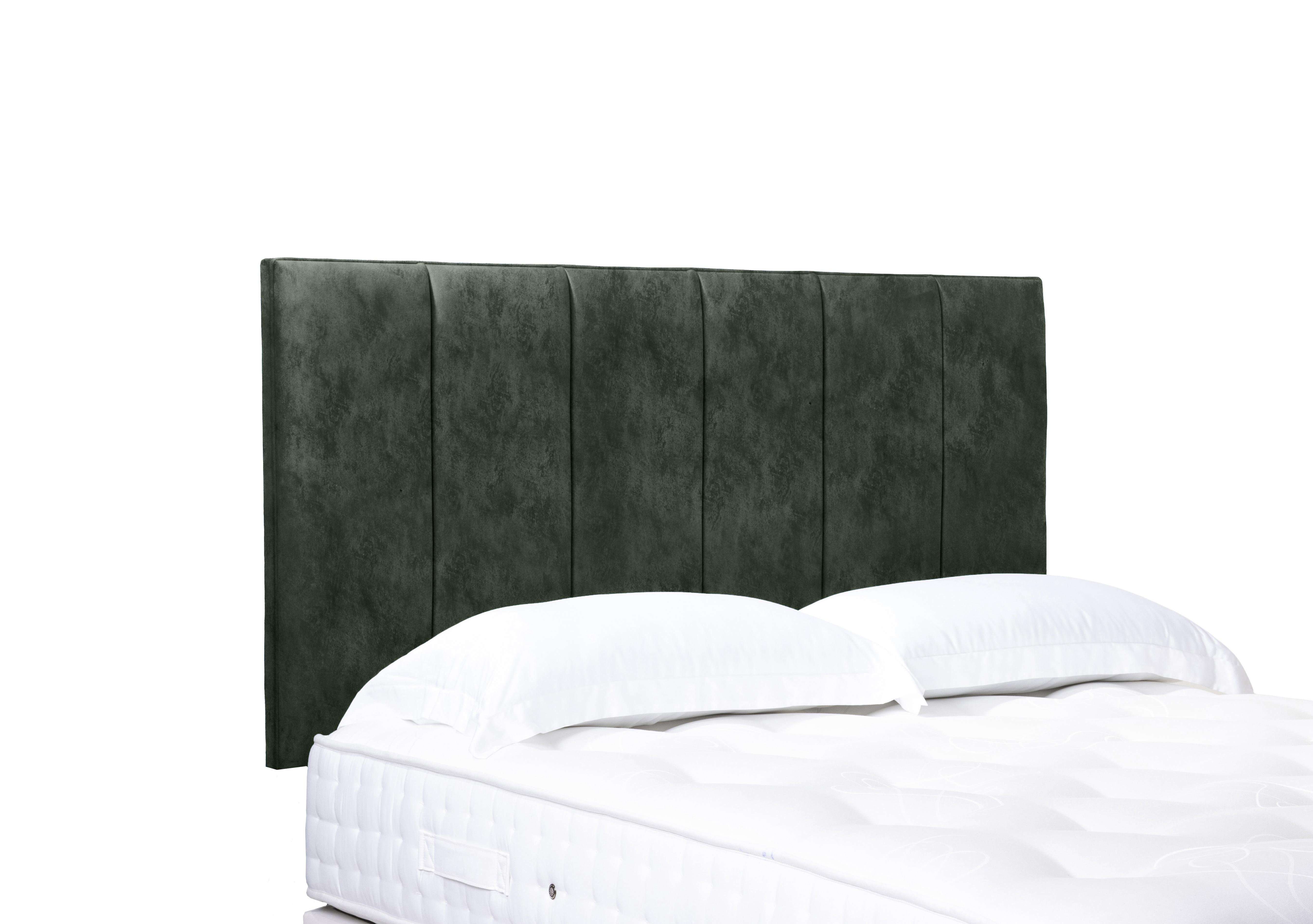 Artisan Collection Heyman High Strutted Headboard in Daytona Moss on Furniture Village