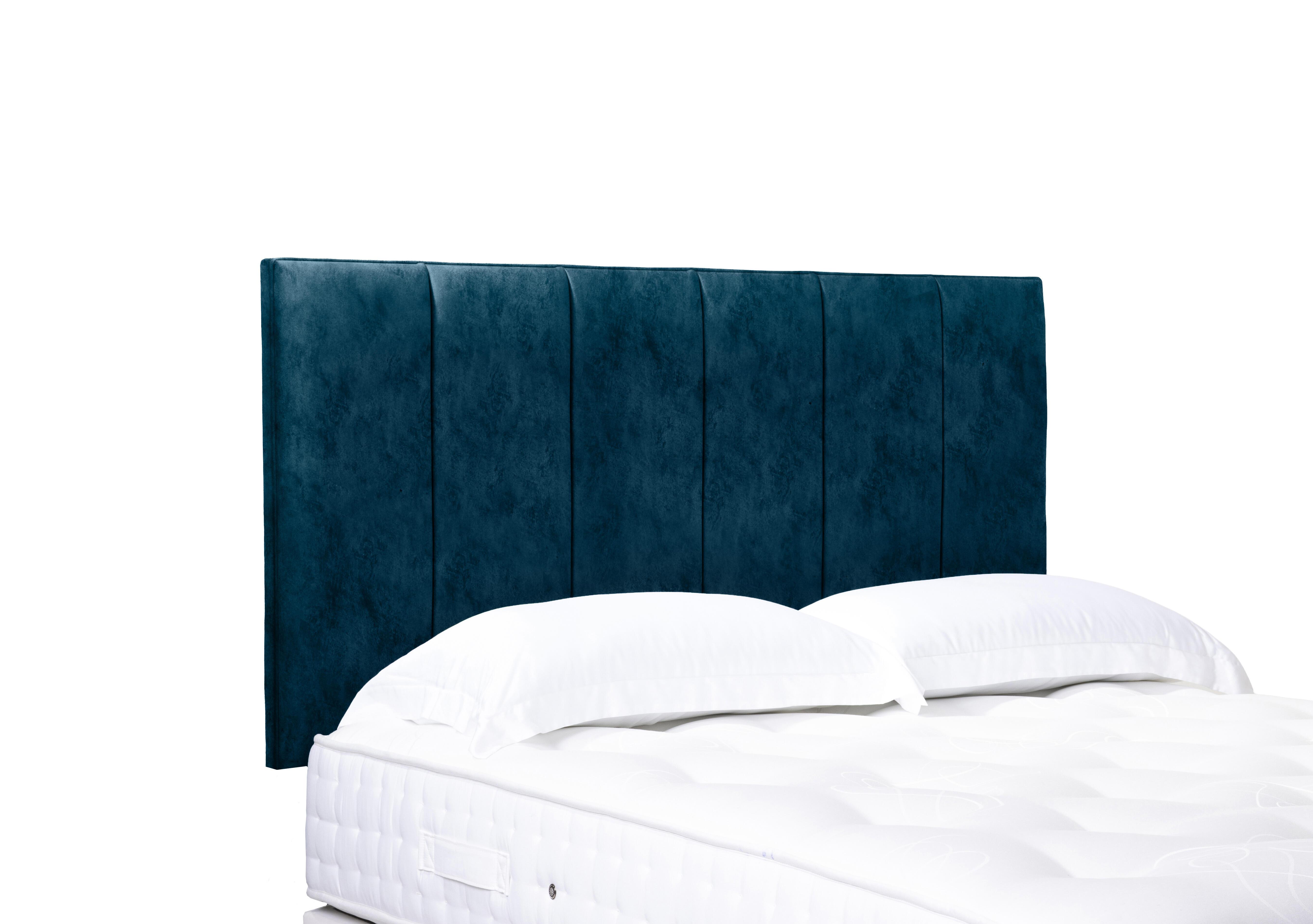 Artisan Collection Heyman High Strutted Headboard in Daytona Ocean on Furniture Village