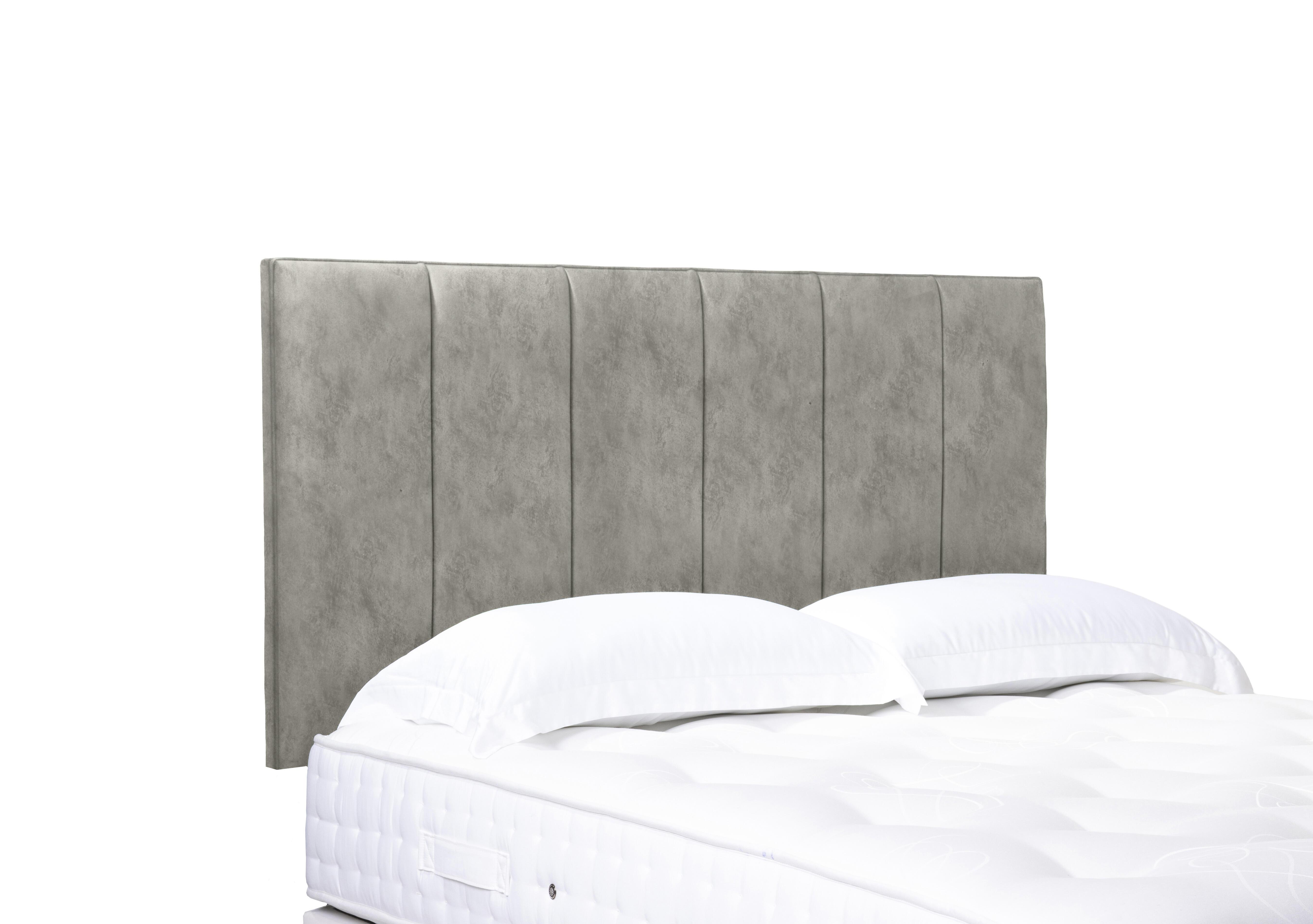 Artisan Collection Heyman High Strutted Headboard in Daytona Stone on Furniture Village