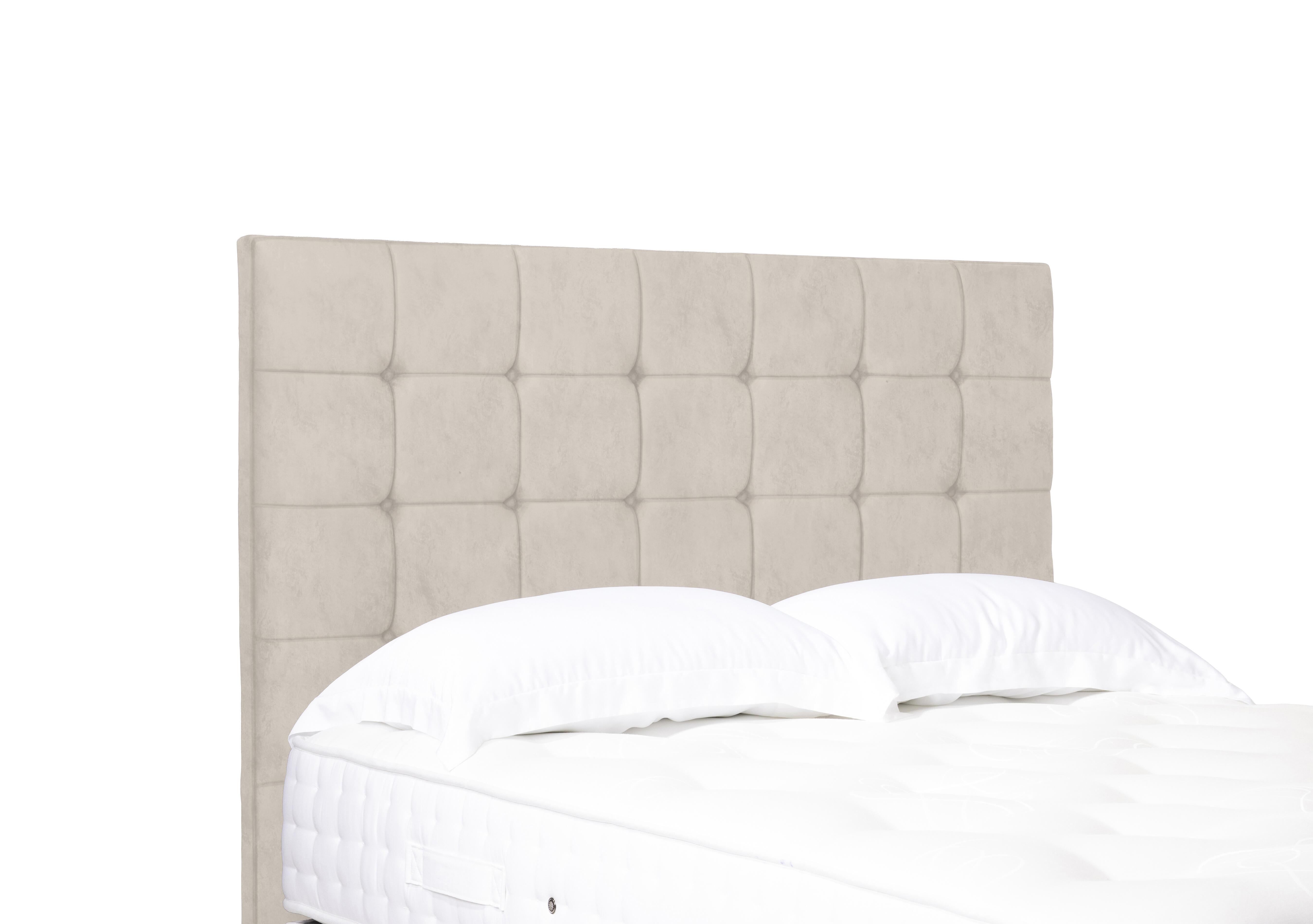Kaito High Floor Standing Headboard in 901 Sandstone Pearl on Furniture Village
