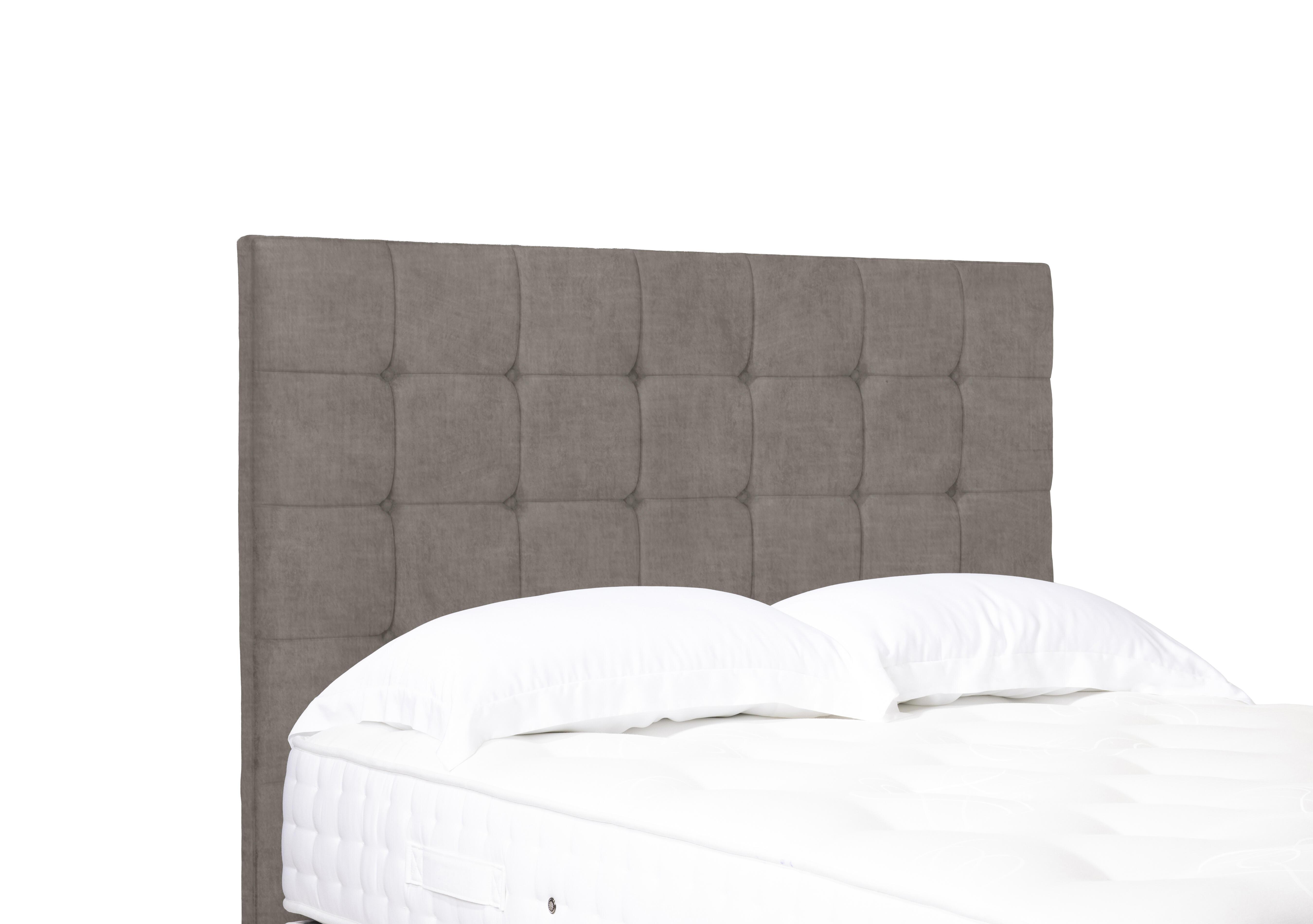 Kaito High Floor Standing Headboard in 904 Warm Onyx on Furniture Village