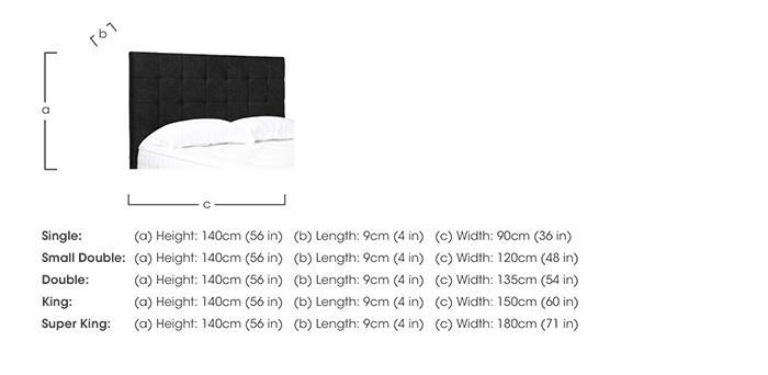 Artisan Collection Kaito High Floor Standing Headboard in  on Furniture Village