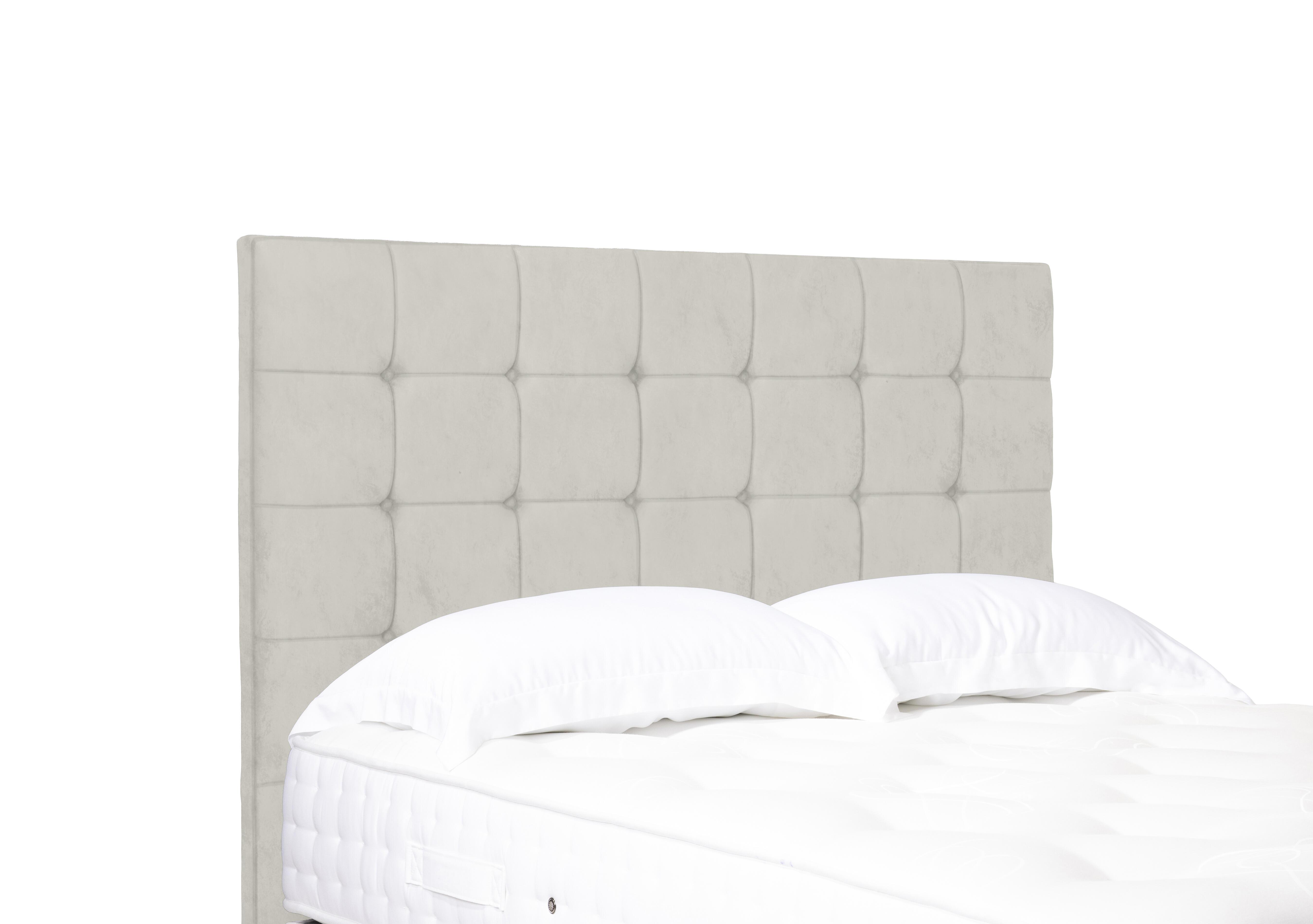 Artisan Collection Kaito High Floor Standing Headboard in Aston Linen on Furniture Village