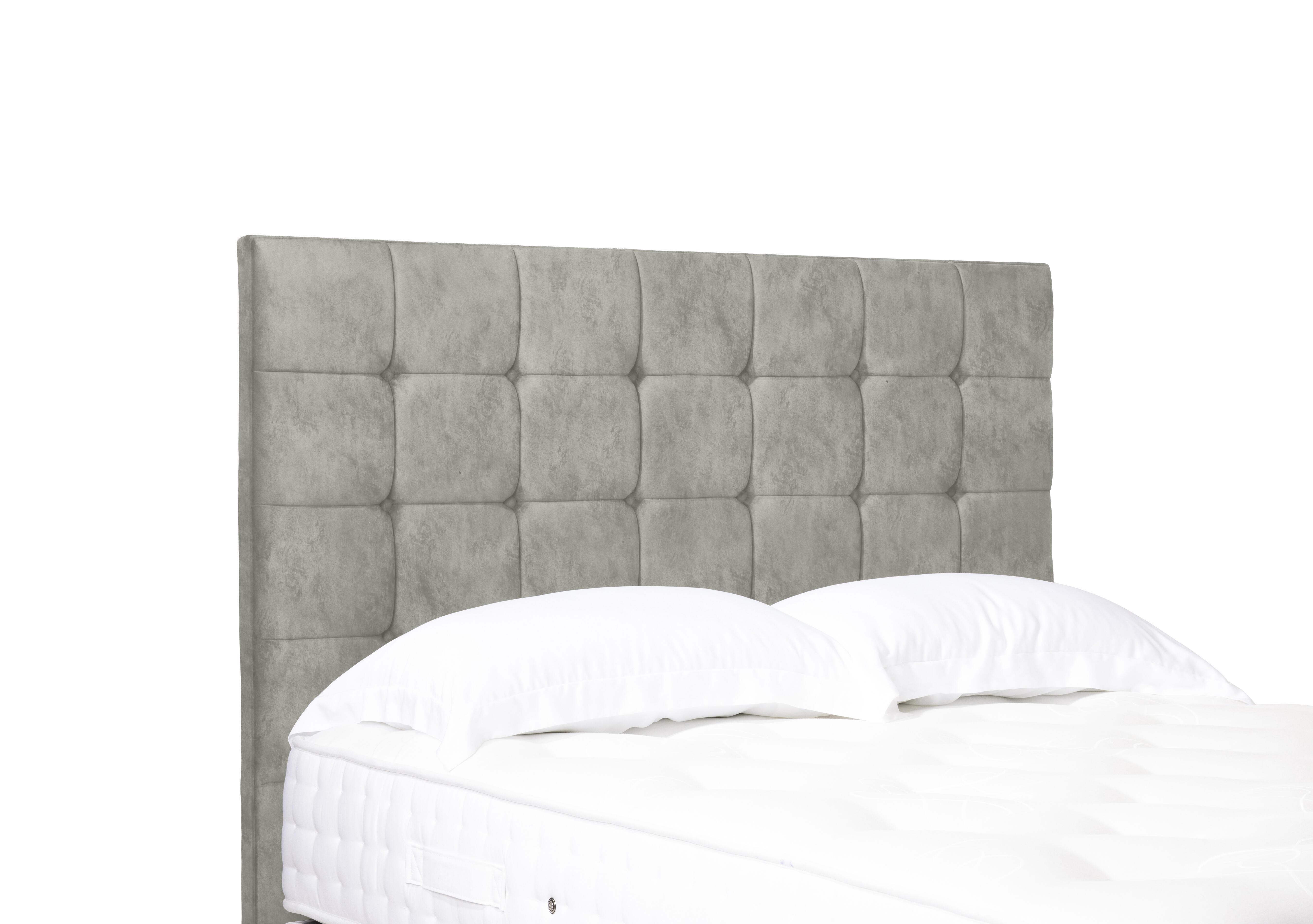 Artisan Collection Kaito High Floor Standing Headboard in Dapple Oyster on Furniture Village