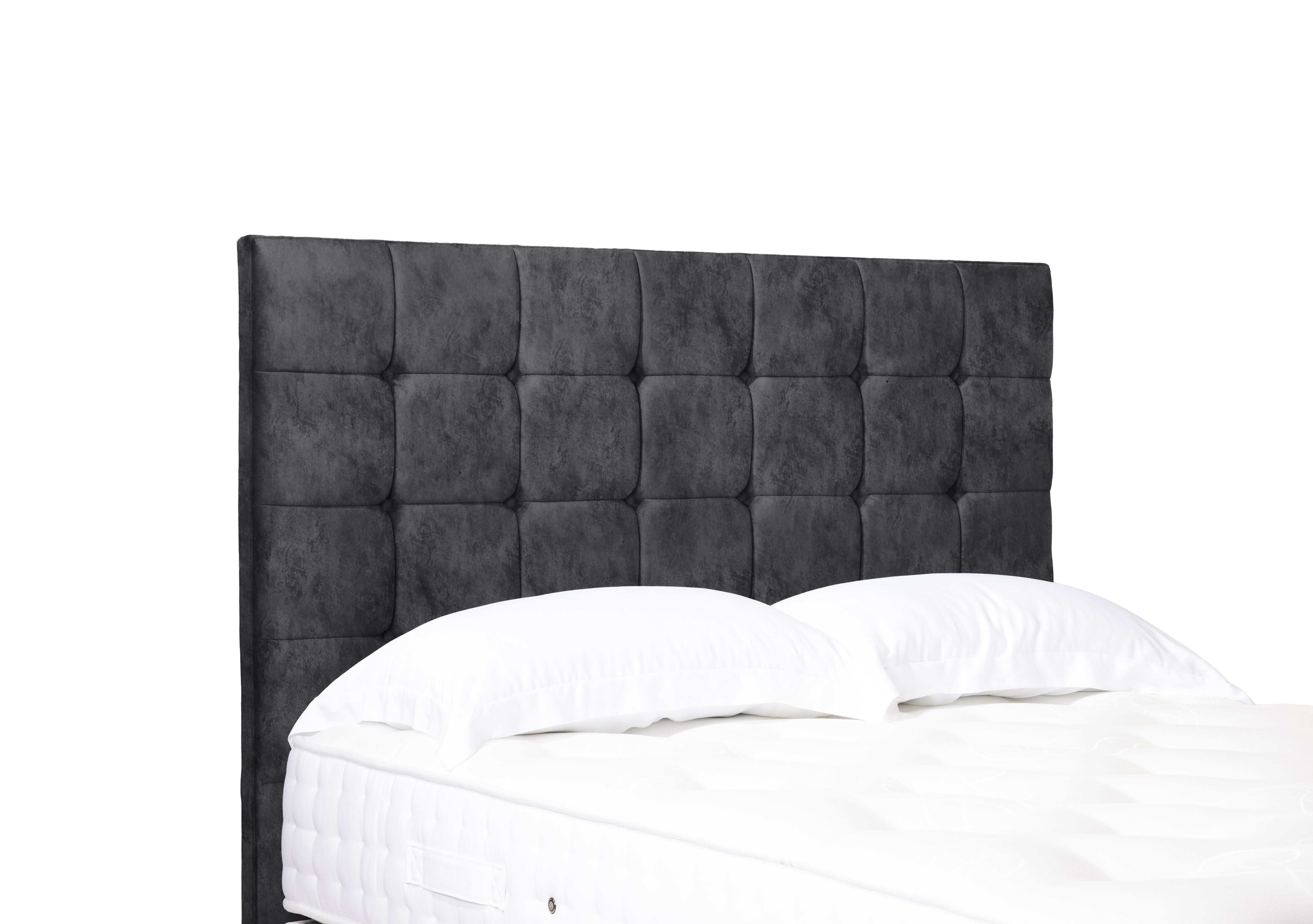 Artisan Collection Kaito High Floor Standing Headboard in Daytona Coal on Furniture Village