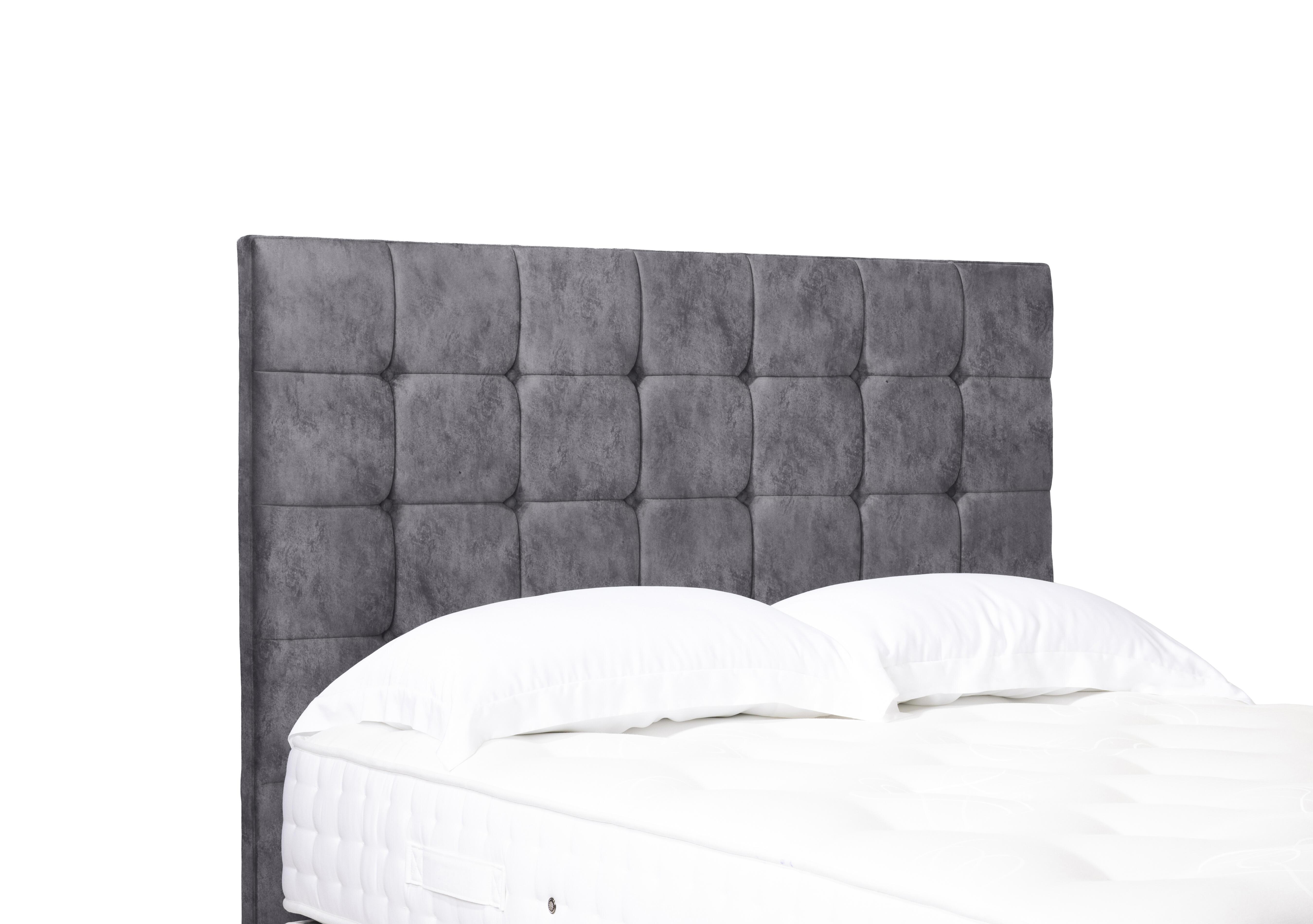 Artisan Collection Kaito High Floor Standing Headboard in Daytona Grey on Furniture Village