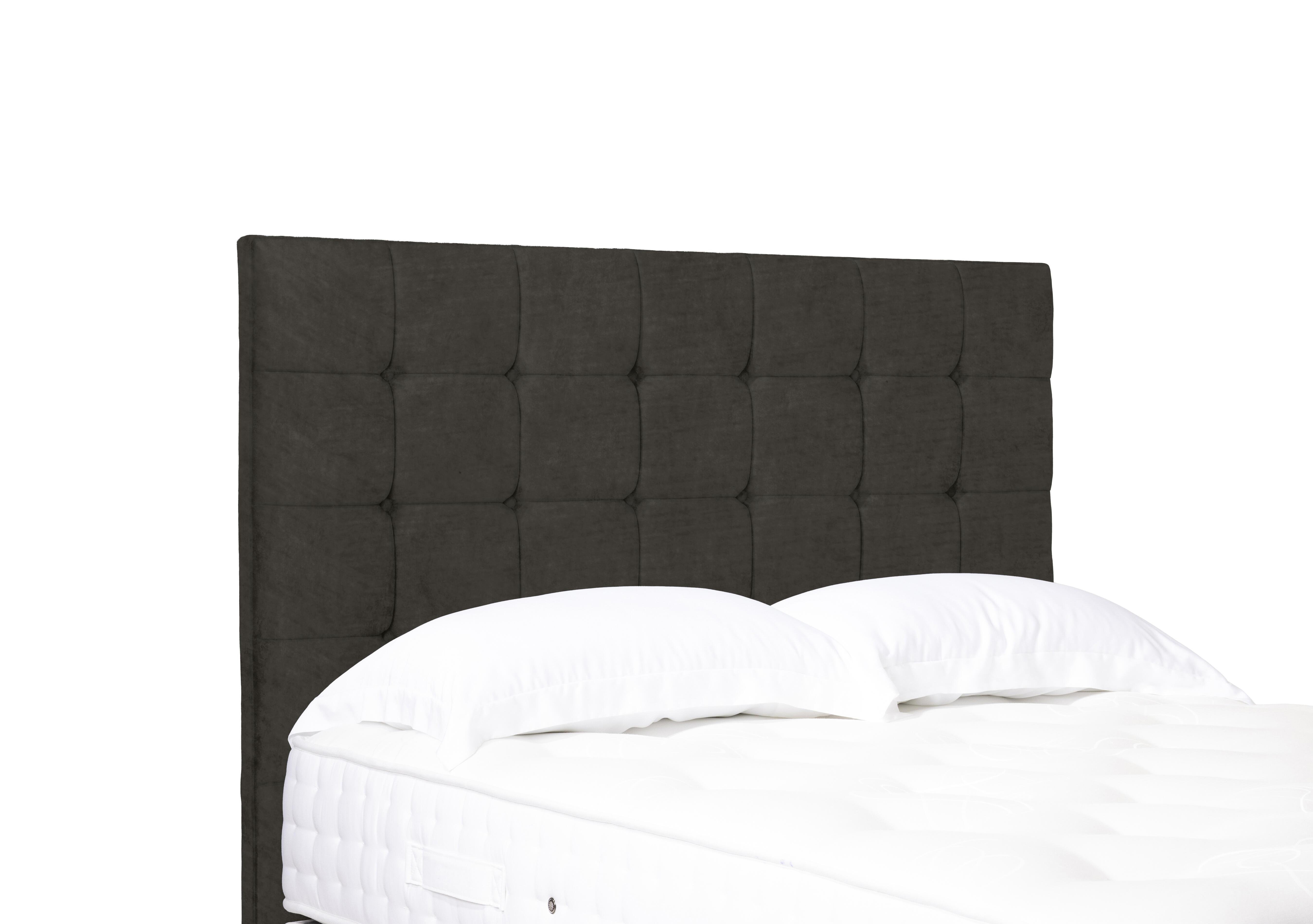 Artisan Collection Kaito High Floor Standing Headboard in Milan Thunder on Furniture Village