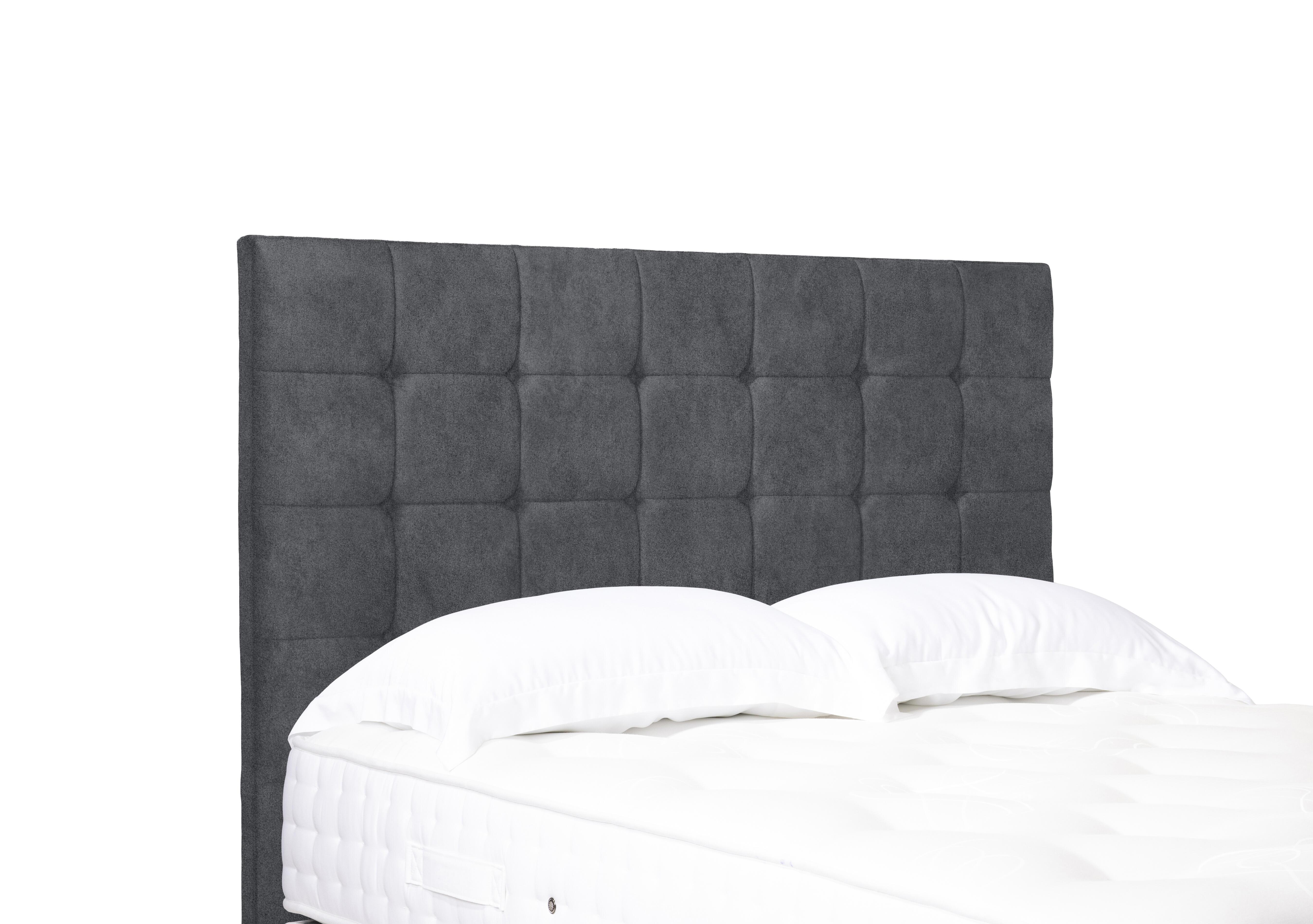 Artisan Collection Kaito High Floor Standing Headboard in Pewter Haze on Furniture Village