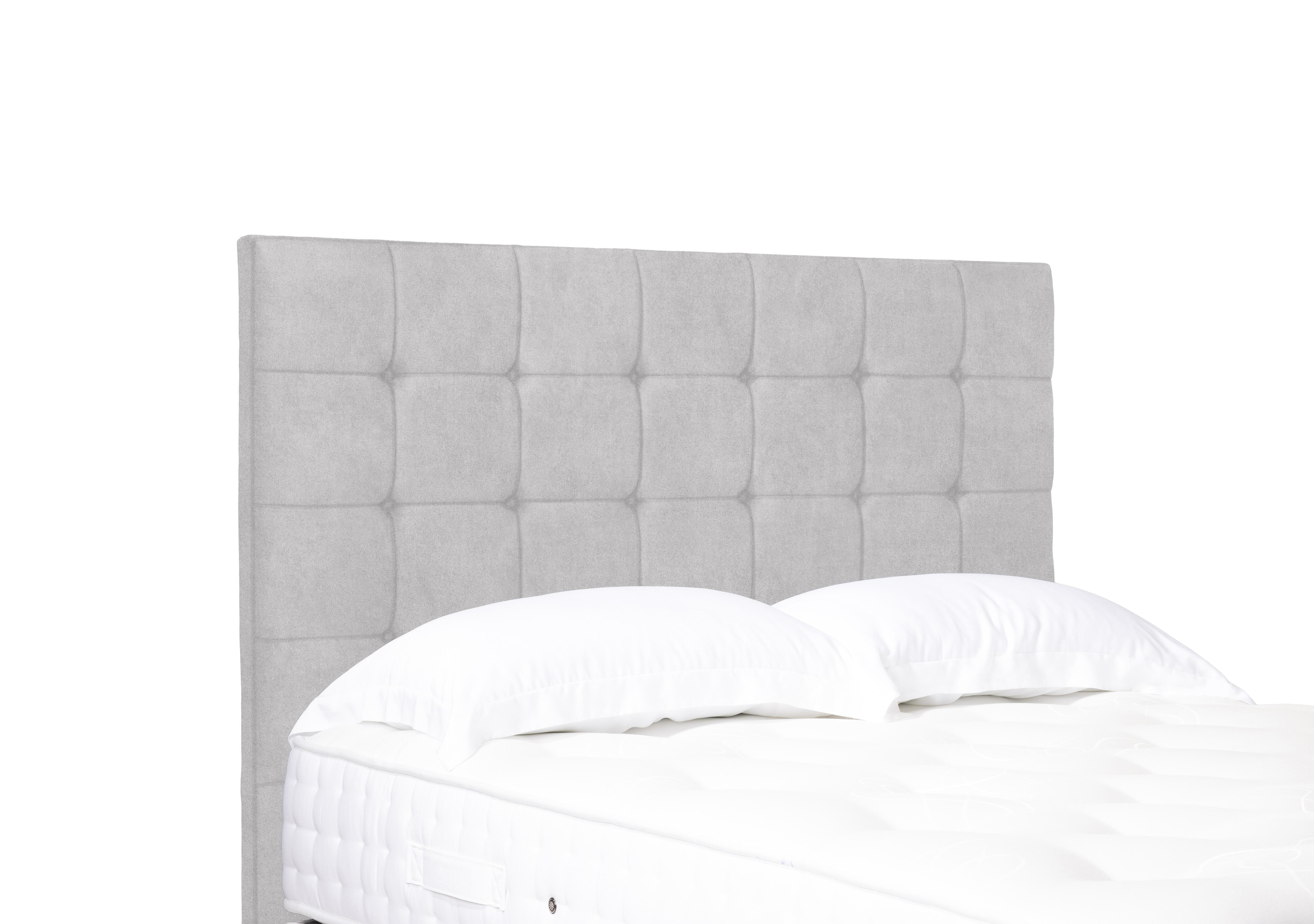 Artisan Collection Kaito High Floor Standing Headboard in Queens Pebble on Furniture Village