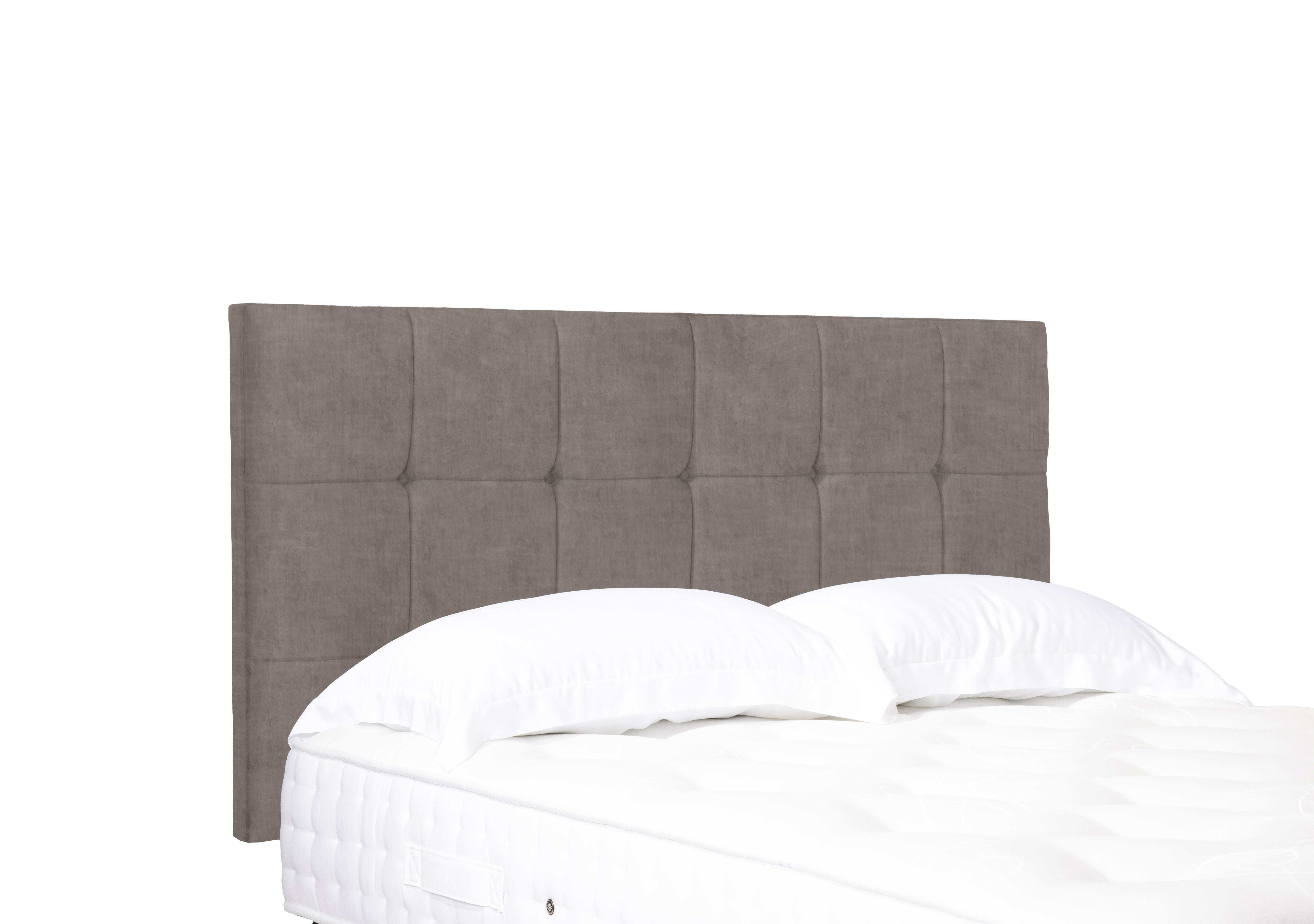 Artisan Collection Kaito Standard Strutted Headboard in 904 Warm Onyx on Furniture Village