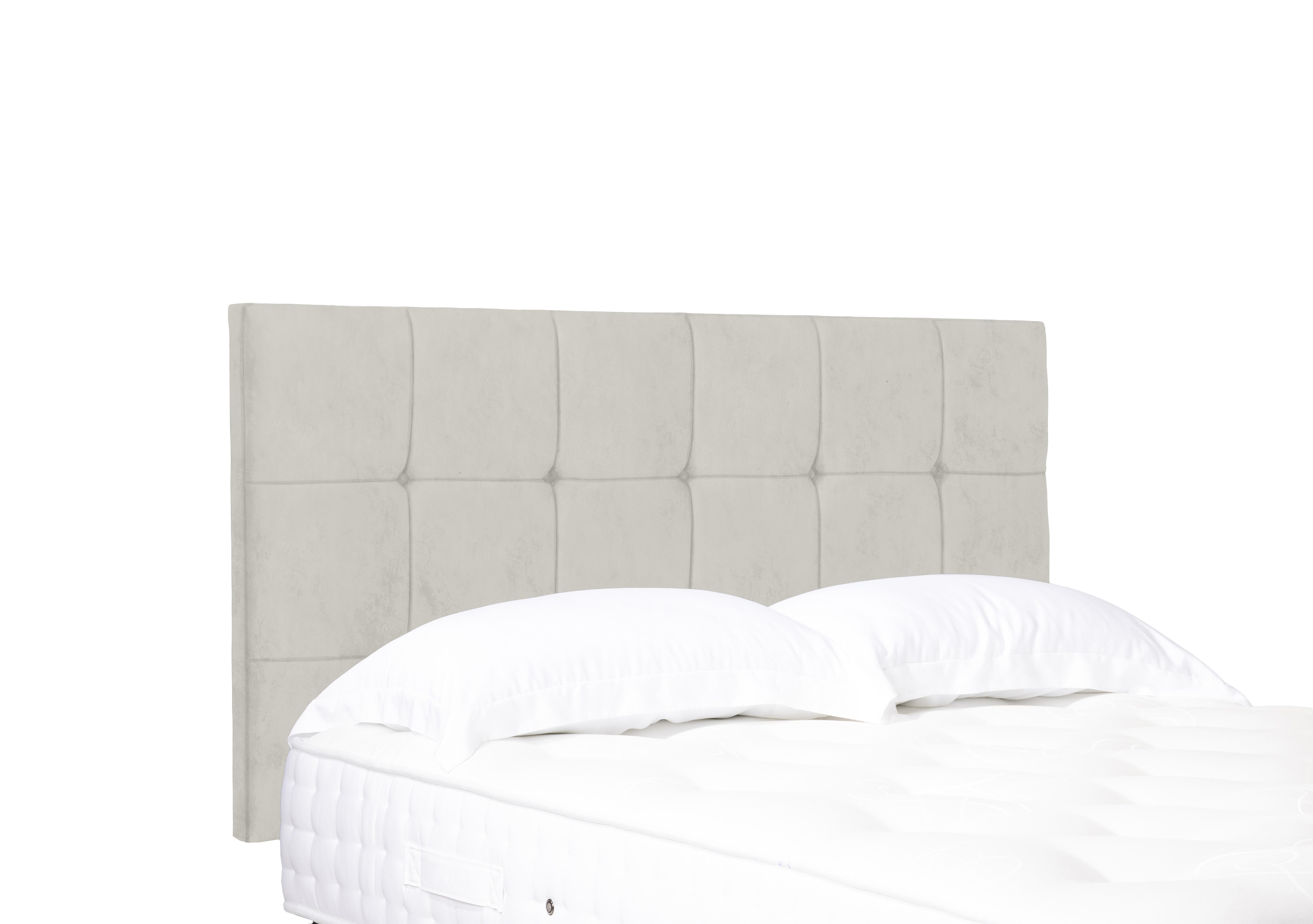 Artisan Collection Kaito Standard Strutted Headboard in Aston Linen on Furniture Village