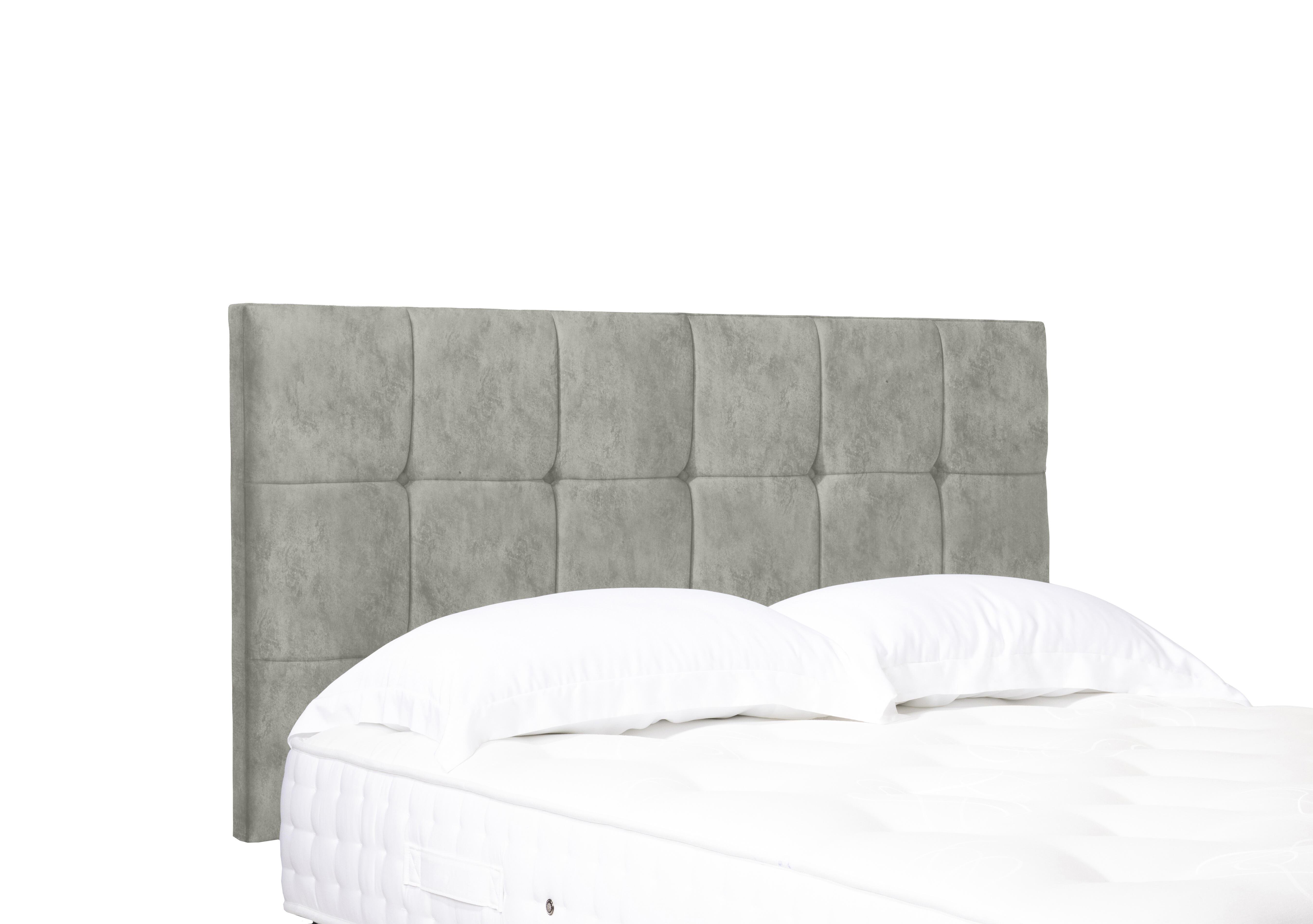 Artisan Collection Kaito Standard Strutted Headboard in Dapple Oyster on Furniture Village