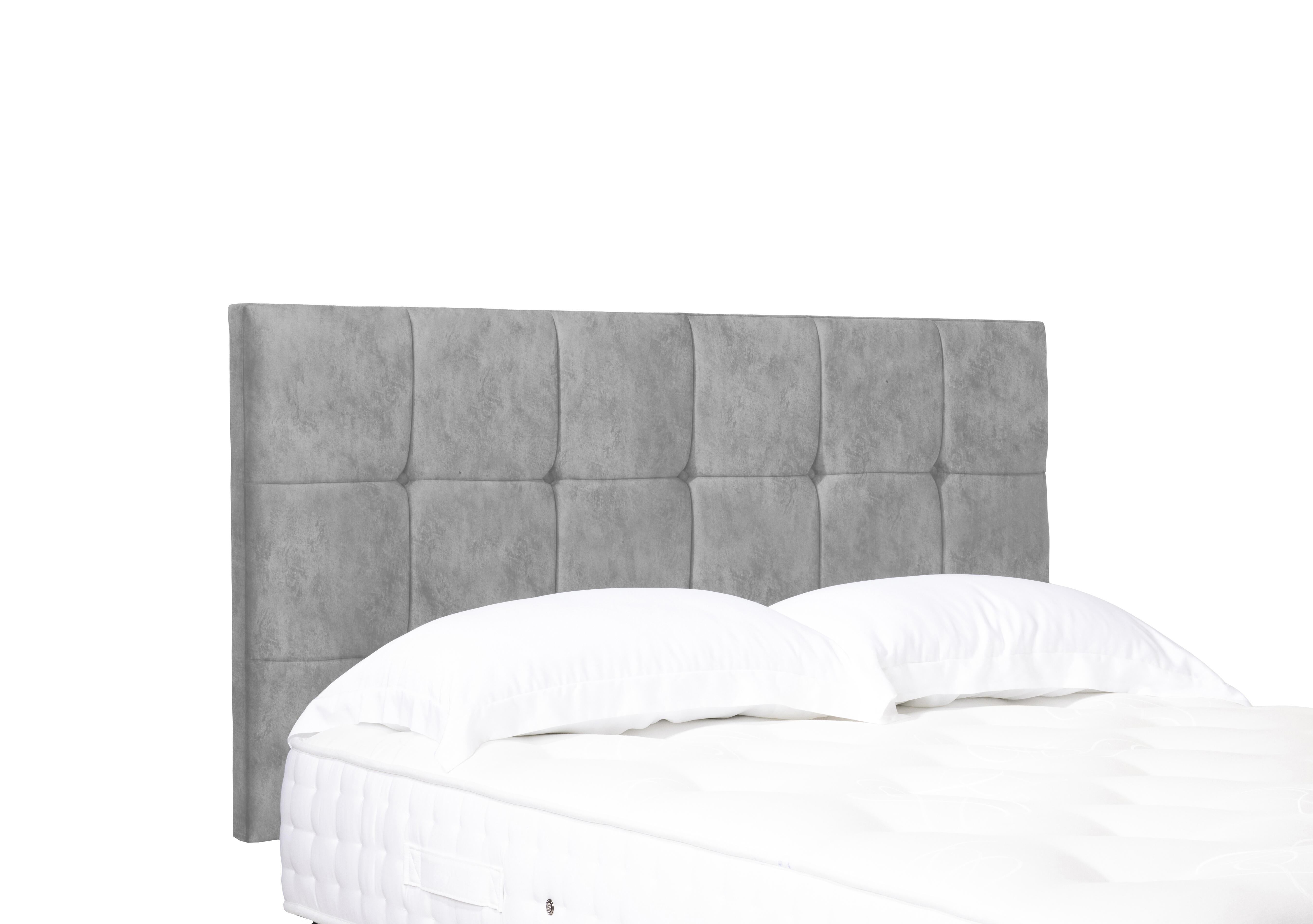 Artisan Collection Kaito Standard Strutted Headboard in Dapple Sterling on Furniture Village