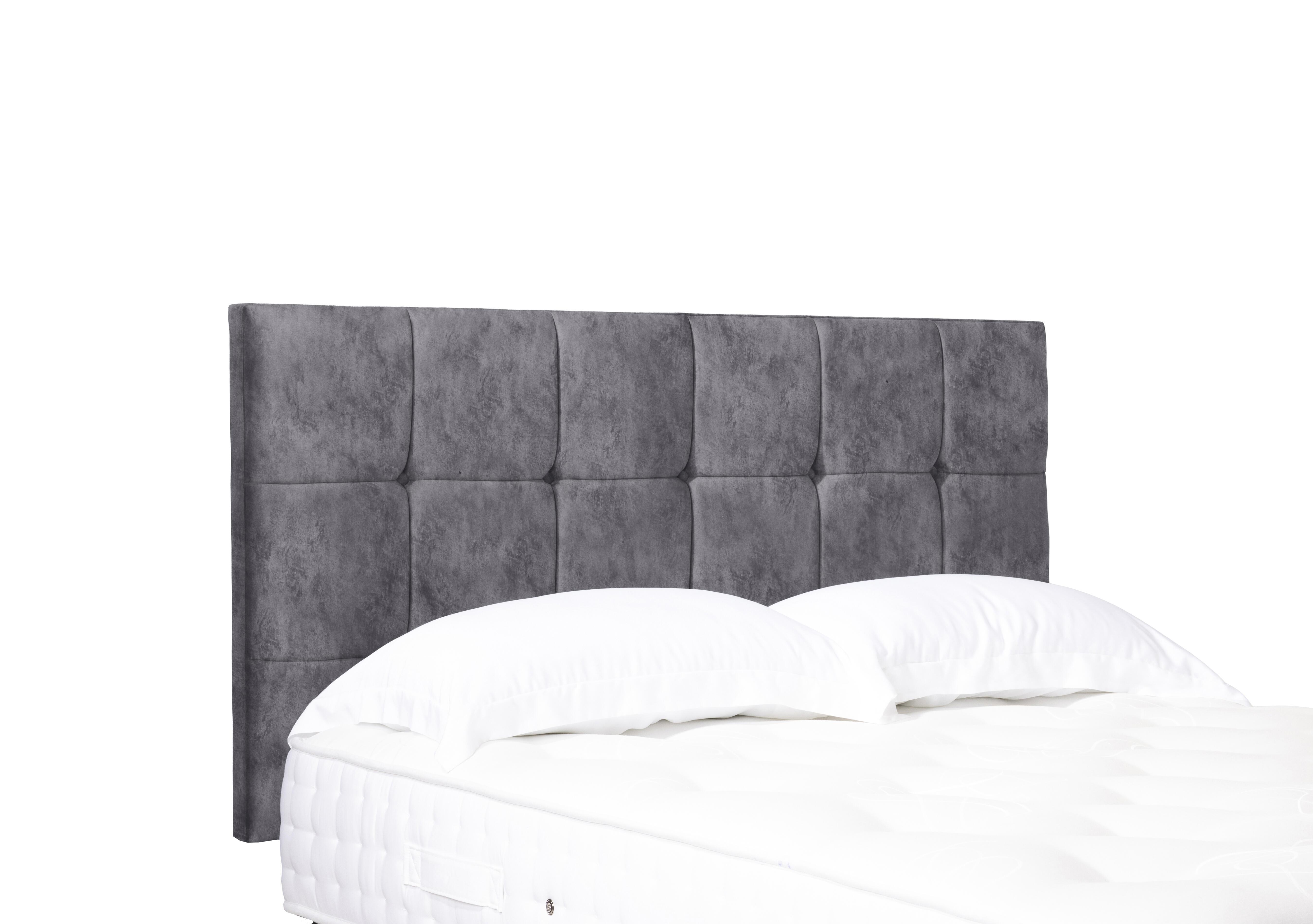 Artisan Collection Kaito Standard Strutted Headboard in Daytona Grey on Furniture Village