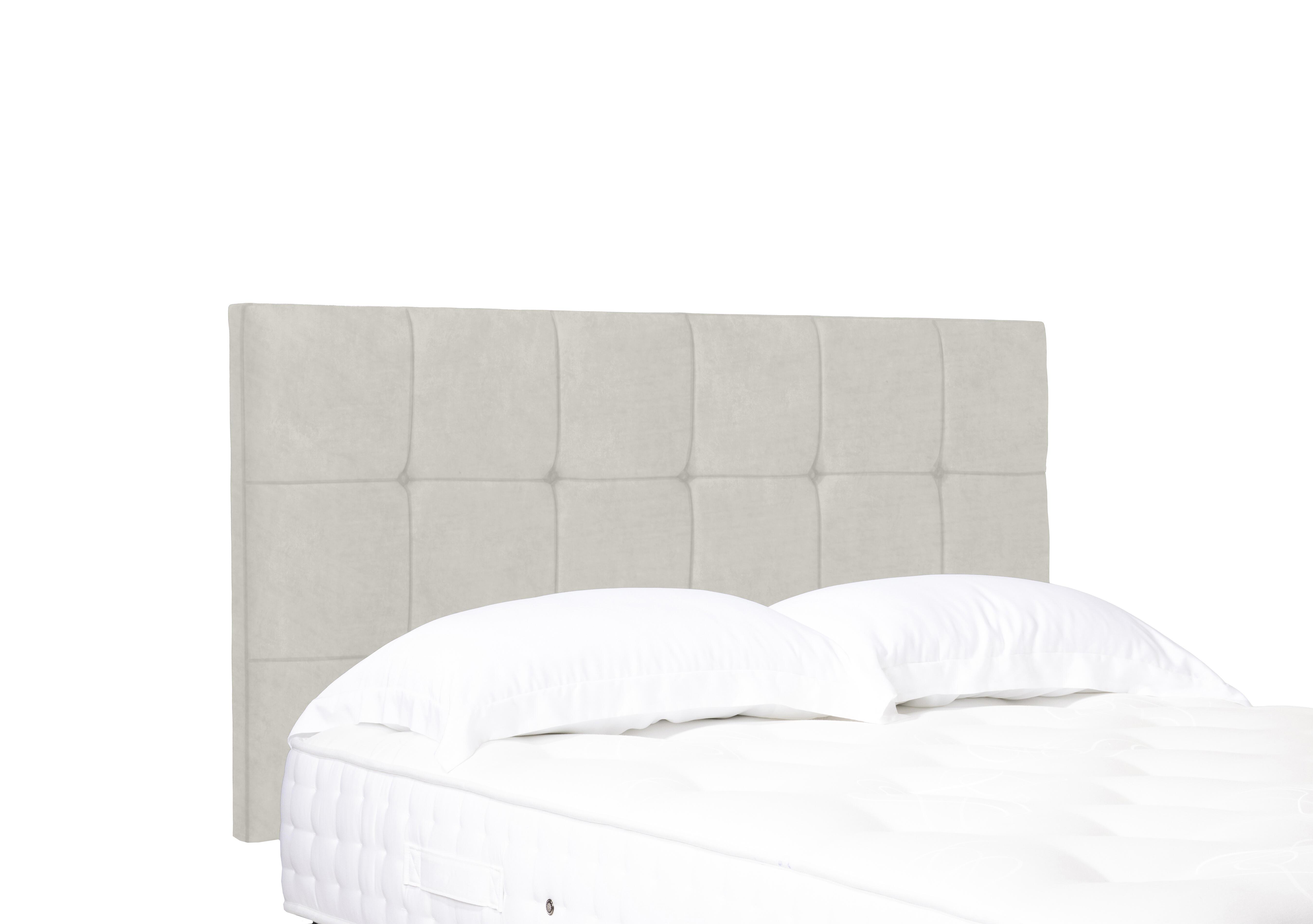Artisan Collection Kaito Standard Strutted Headboard in Plush Ecru on Furniture Village