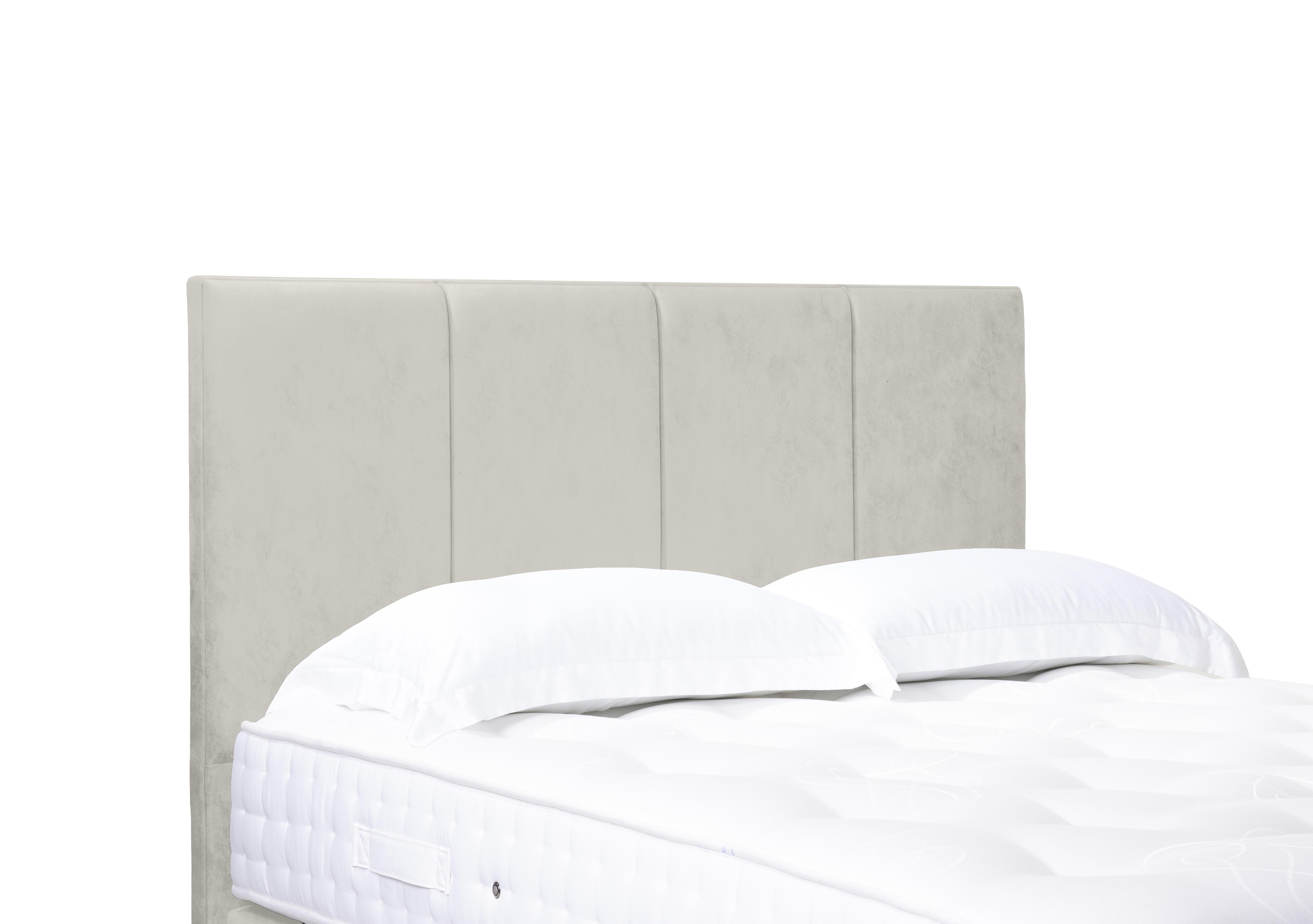 Artisan Collection Linear Standard Floor Standing Headboard in Aston Linen on Furniture Village