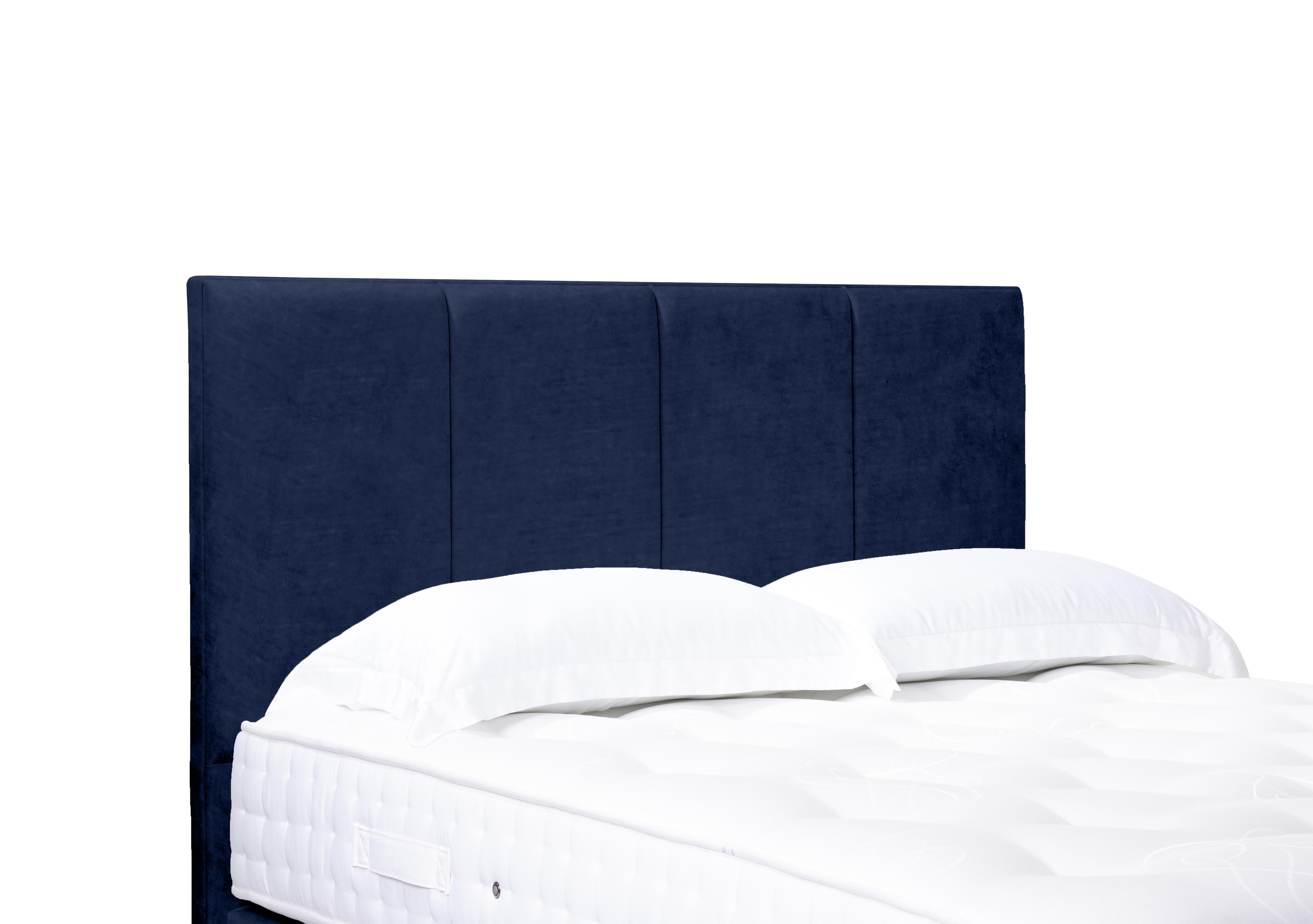 Artisan Collection Linear Standard Floor Standing Headboard in Aston Navy on Furniture Village