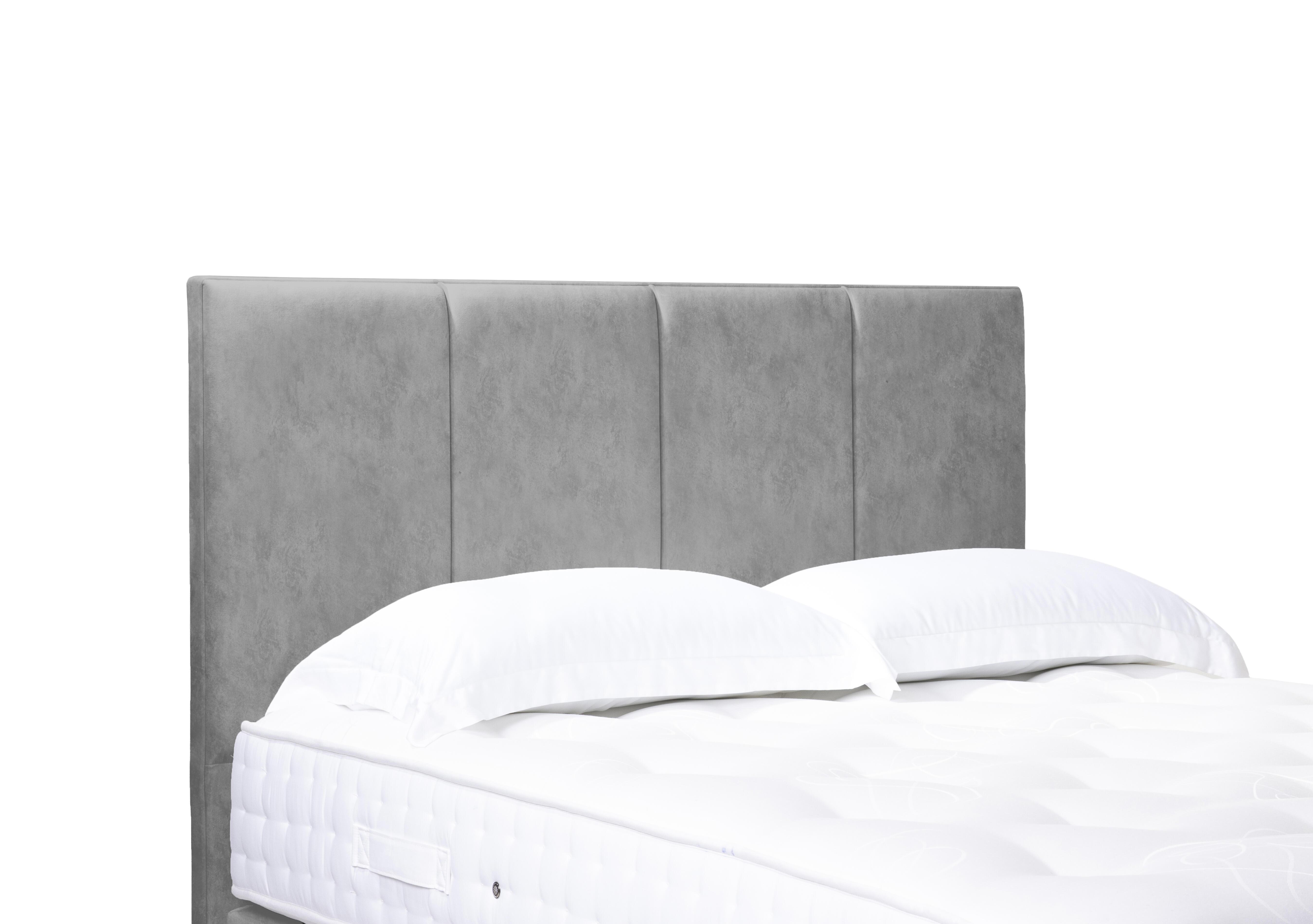 Artisan Collection Linear Standard Floor Standing Headboard in Dapple Sterling on Furniture Village