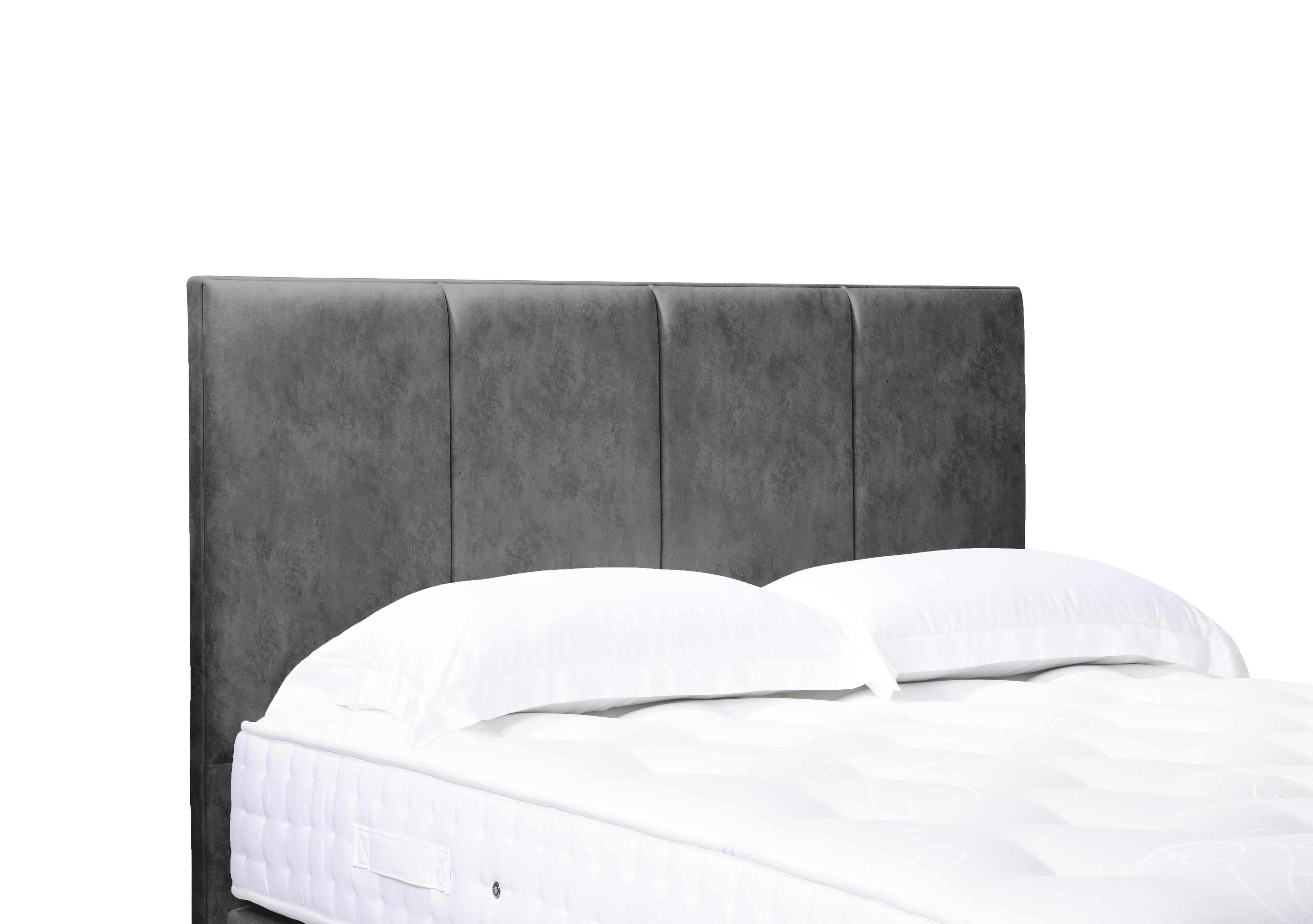 Artisan Collection Linear Standard Floor Standing Headboard in Daytona Pebble on Furniture Village