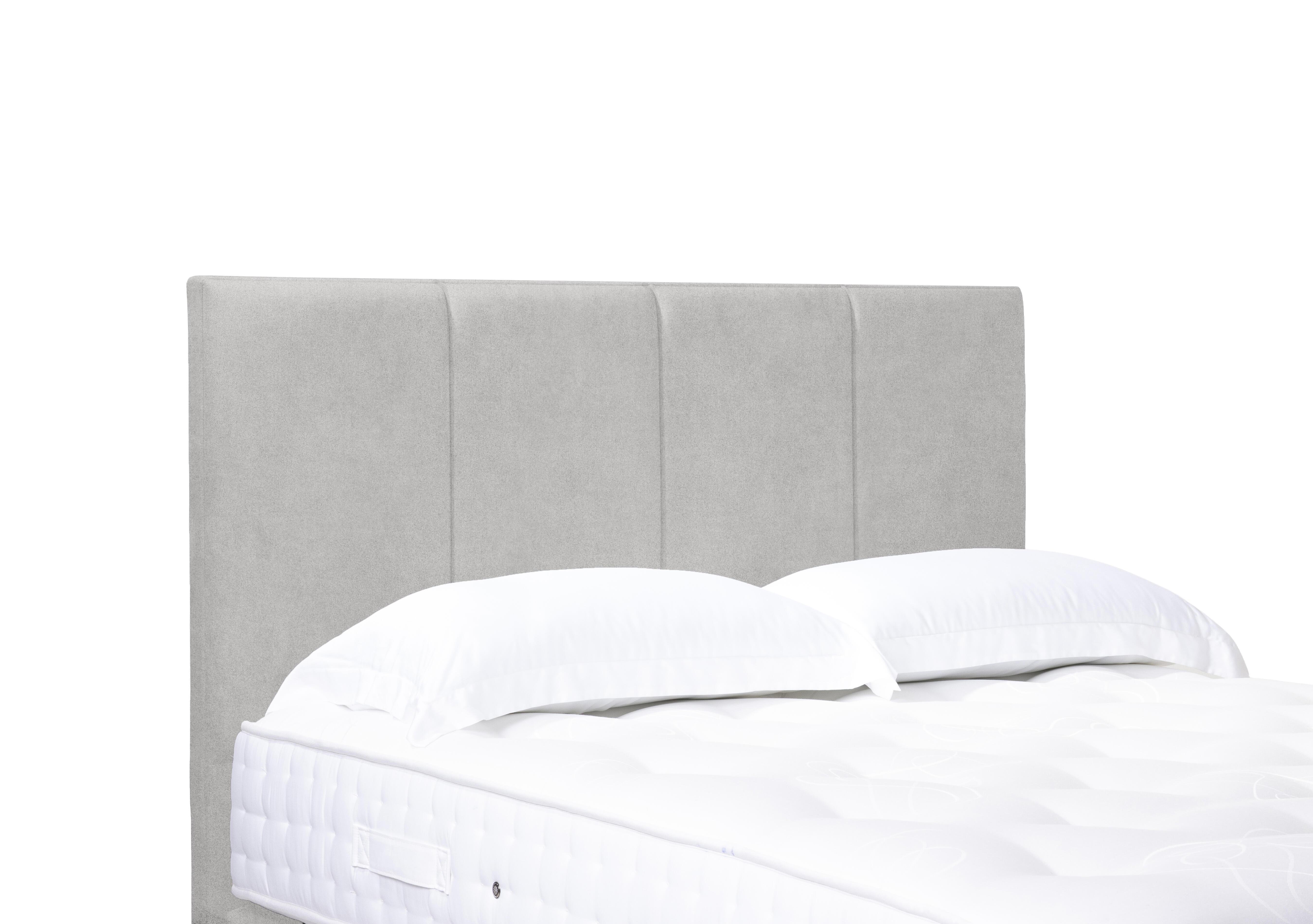 Artisan Collection Linear Standard Floor Standing Headboard in Plain Opal on Furniture Village