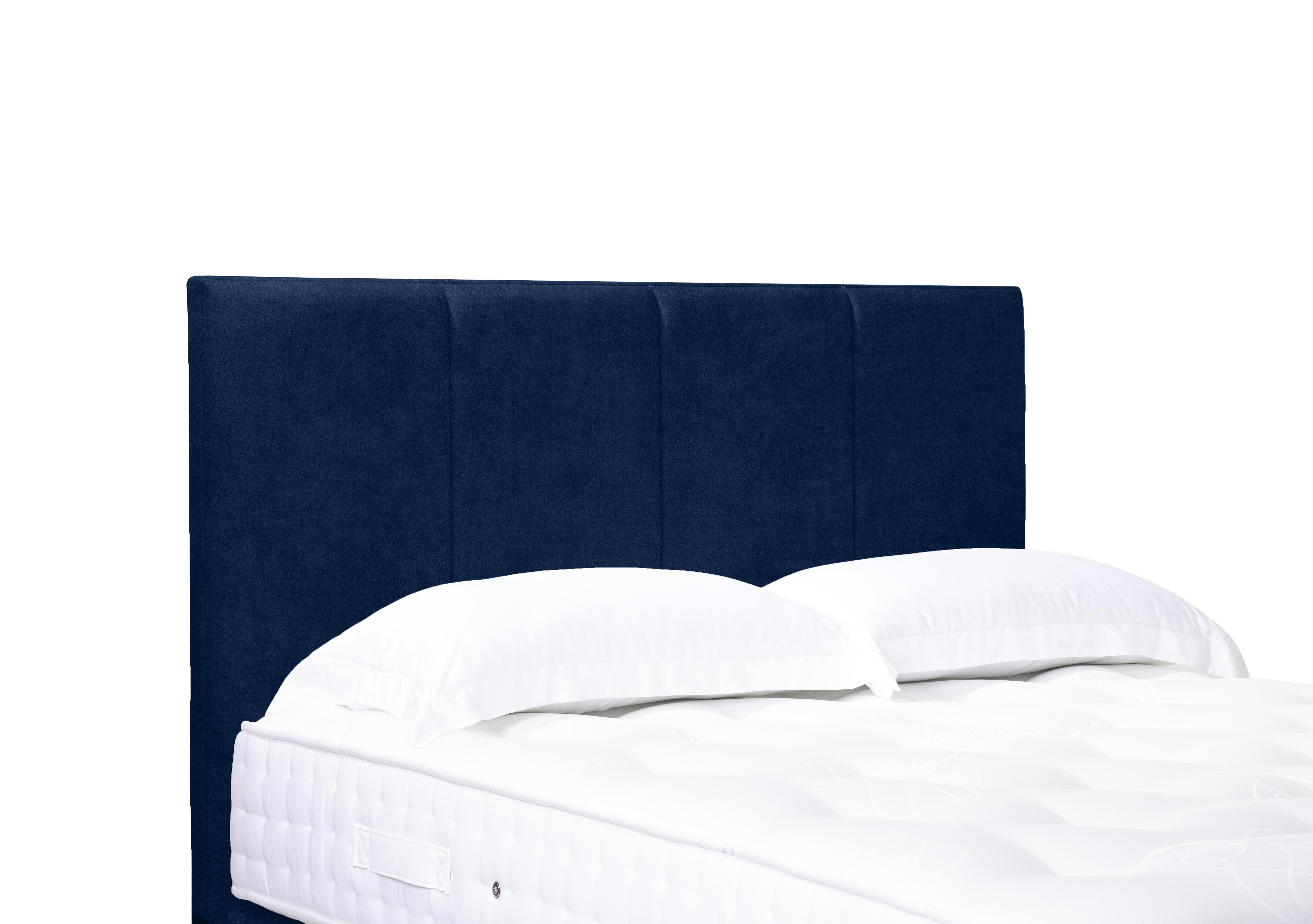 Artisan Collection Linear Standard Floor Standing Headboard in Plain Sapphire on Furniture Village