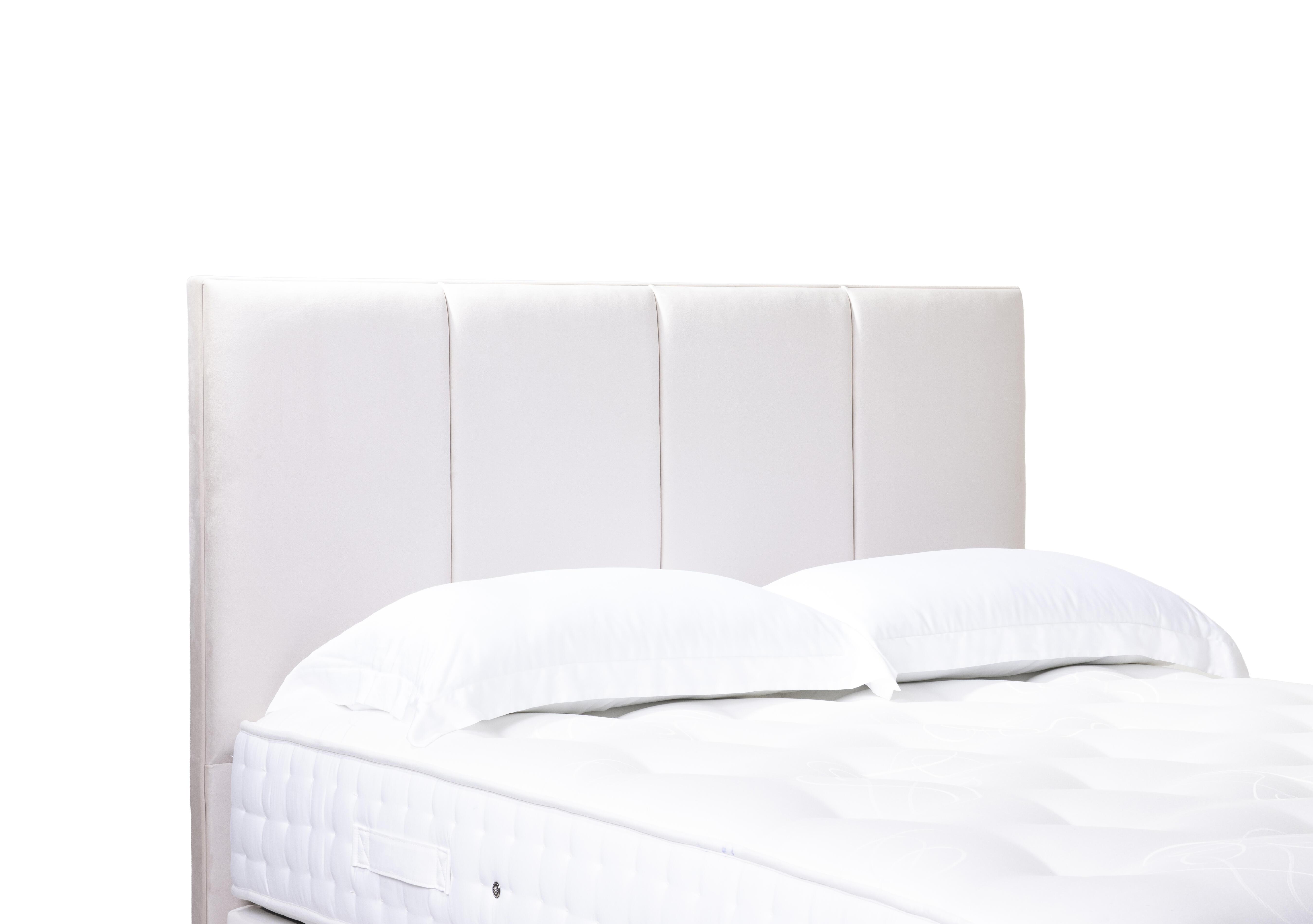 Artisan Collection Linear Standard Floor Standing Headboard in Plush Ecru on Furniture Village