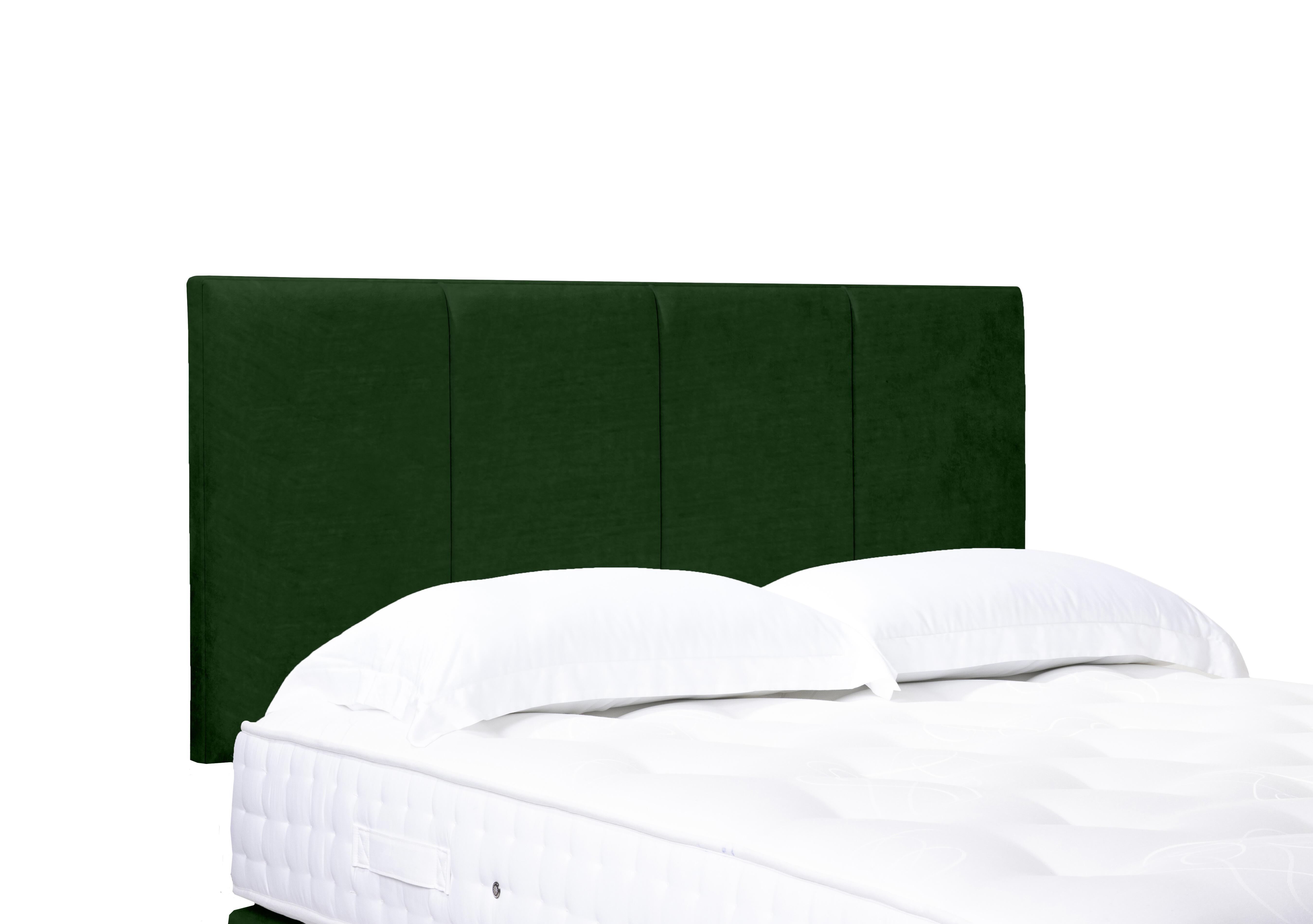Artisan Collection Linear Standard Strutted Headboard in Aston Moss on Furniture Village