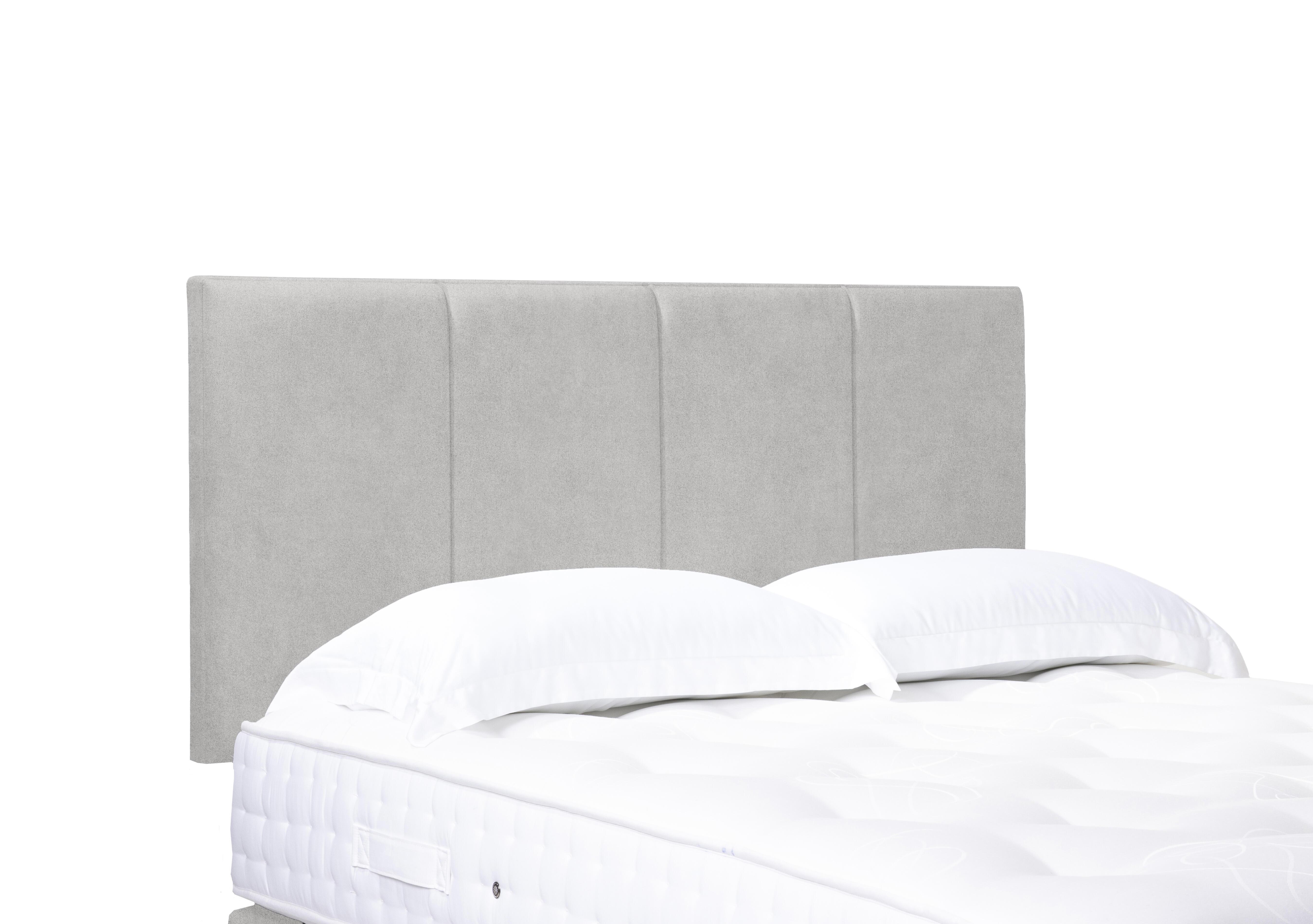 Artisan Collection Linear Standard Strutted Headboard in Plain Opal on Furniture Village