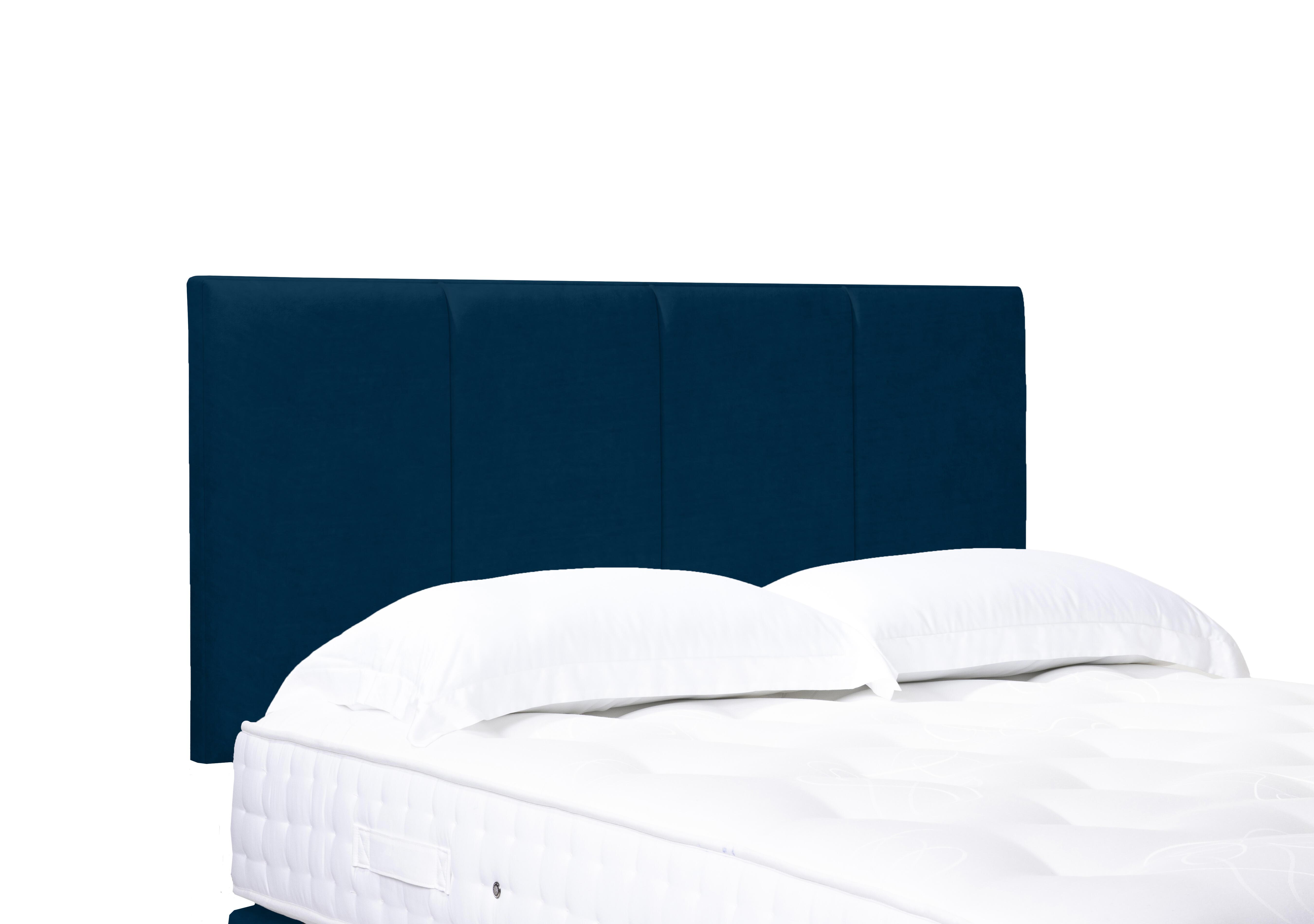 Artisan Collection Linear Standard Strutted Headboard in Plush Pacific on Furniture Village