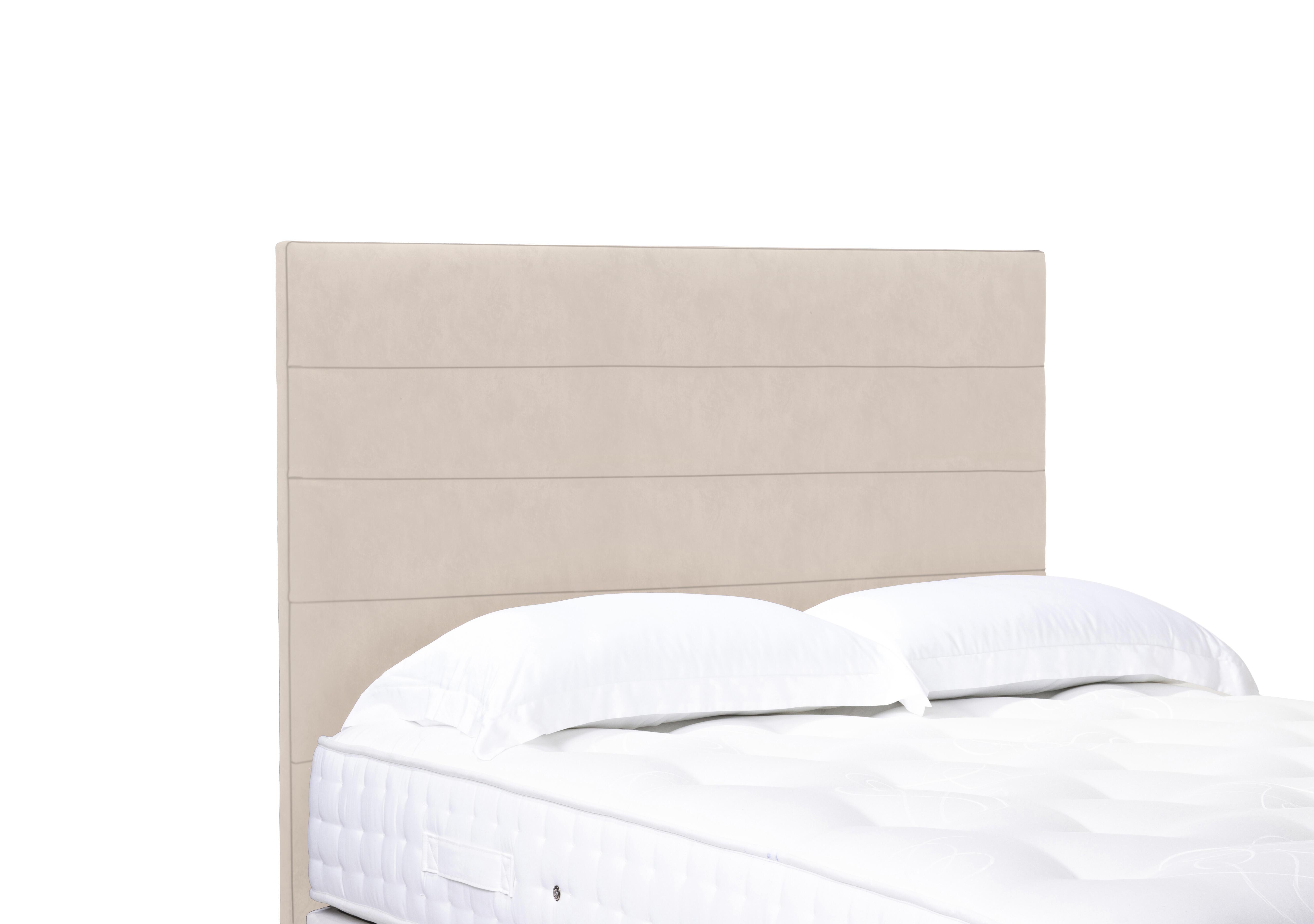 Natsu High Floor Standing Headboard in 901 Sandstone Pearl on Furniture Village