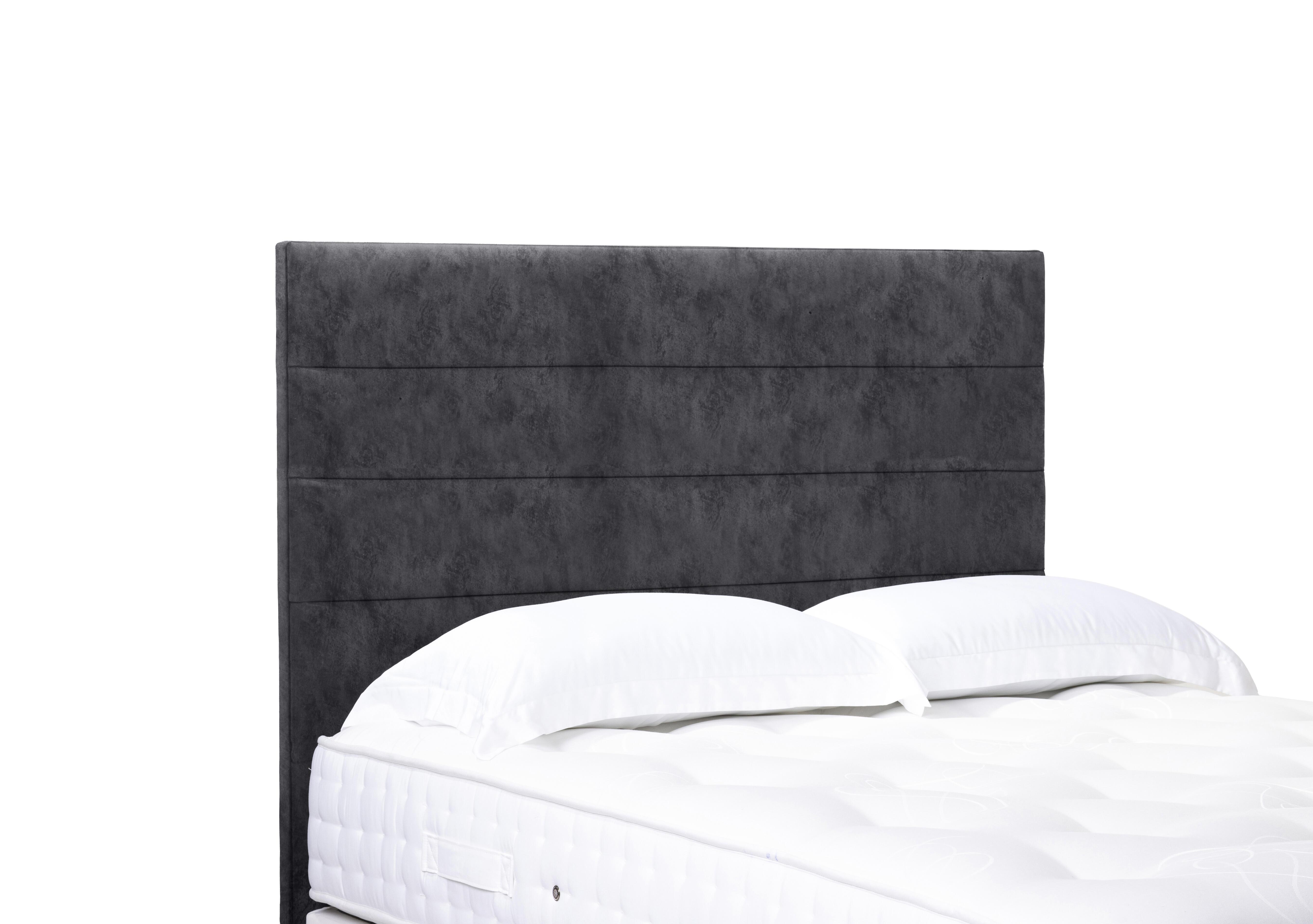 Artisan Collection Natsu High Floor Standing Headboard in Daytona Coal on Furniture Village