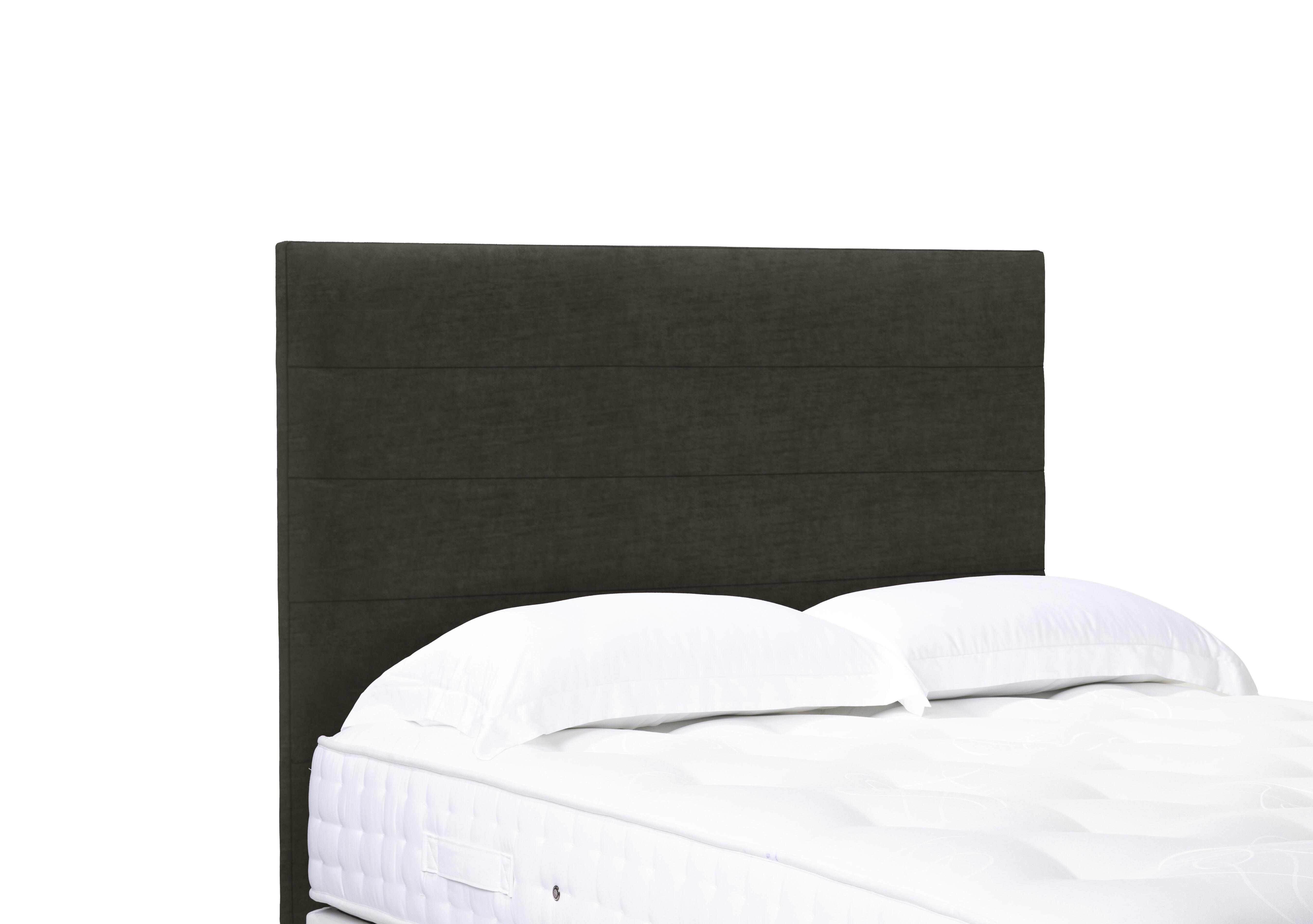 Artisan Collection Natsu High Floor Standing Headboard in Milan Thunder on Furniture Village