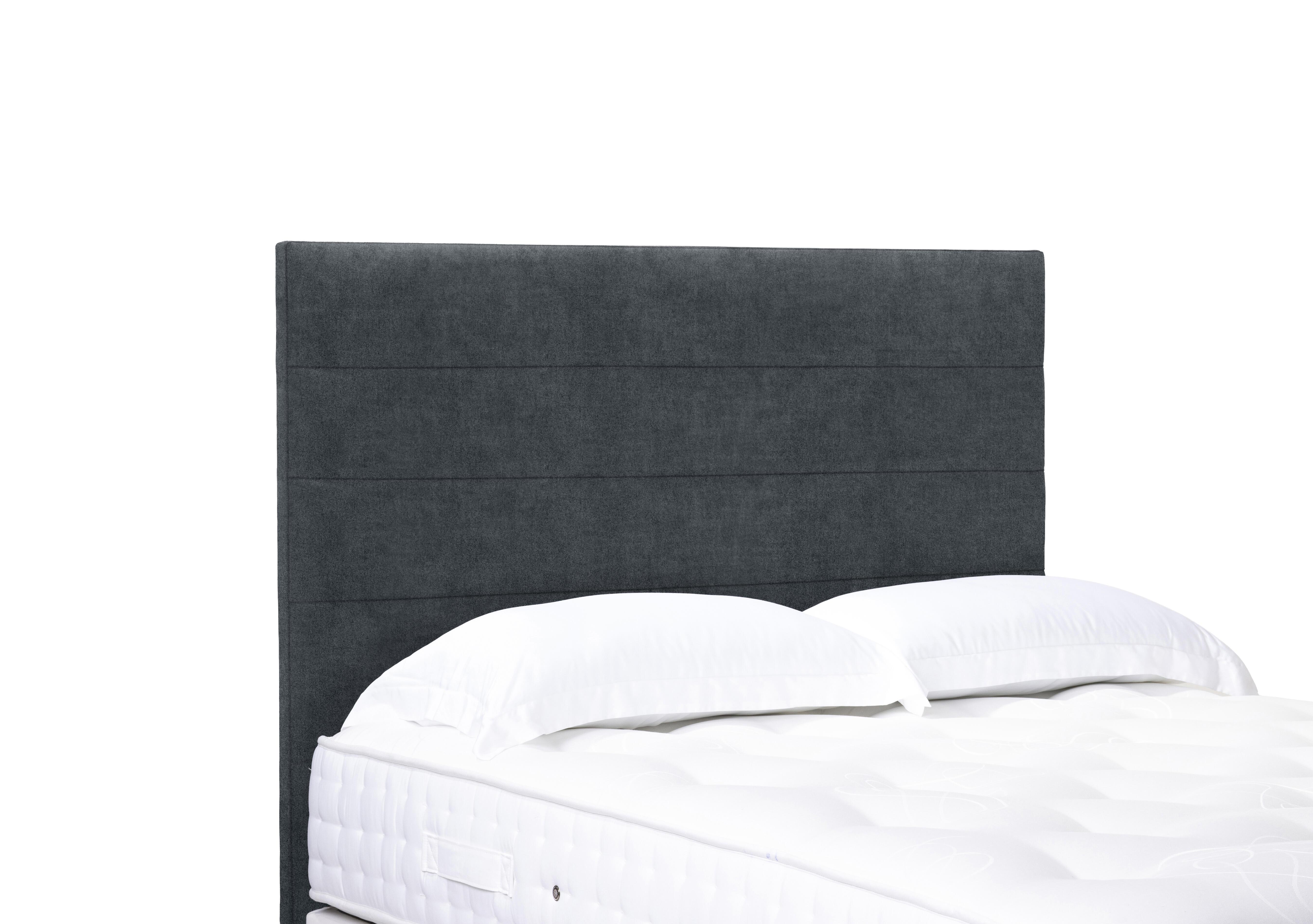 Artisan Collection Natsu High Floor Standing Headboard in Plain Onyx on Furniture Village