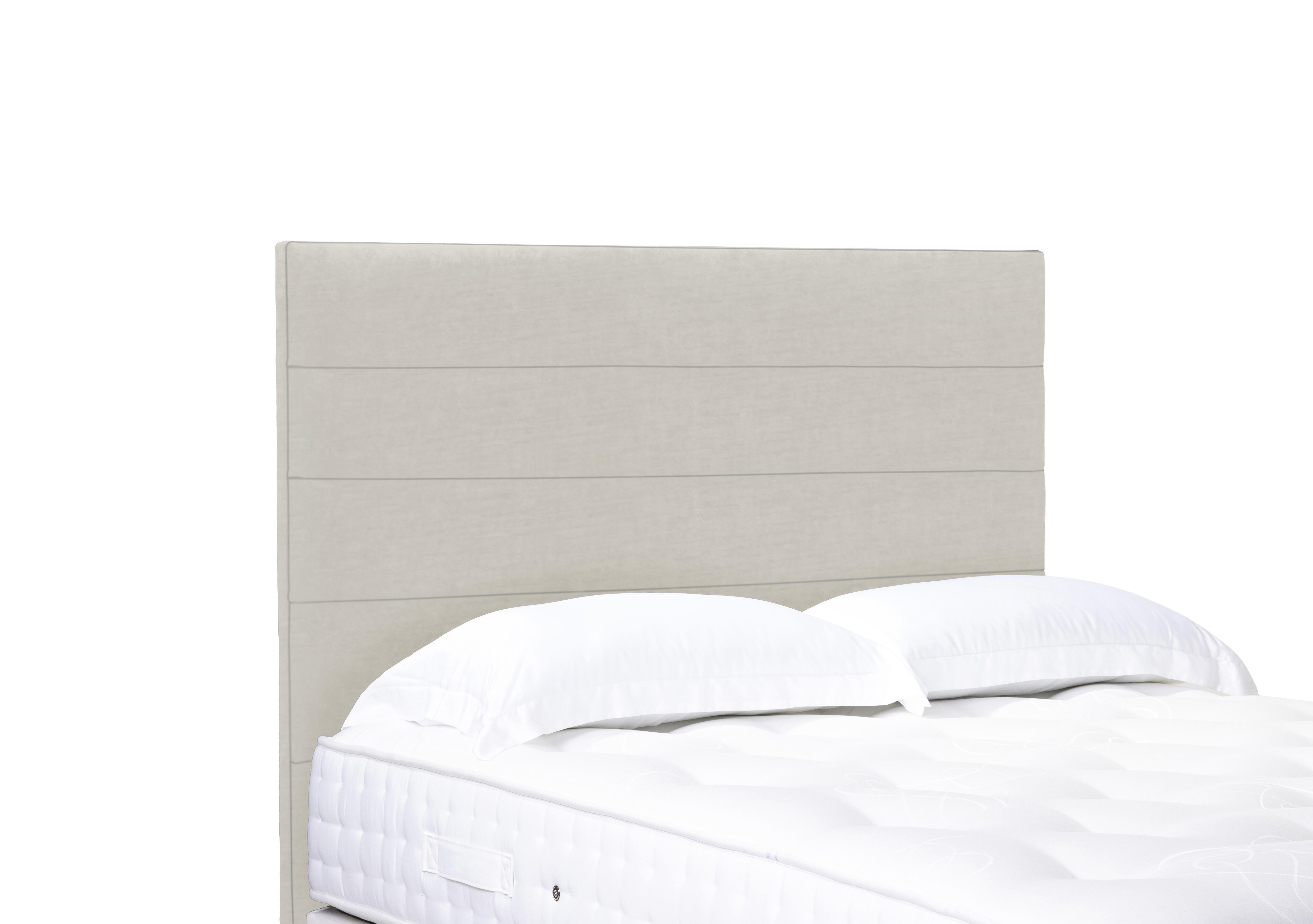 Artisan Collection Natsu High Floor Standing Headboard in Plush Ecru on Furniture Village