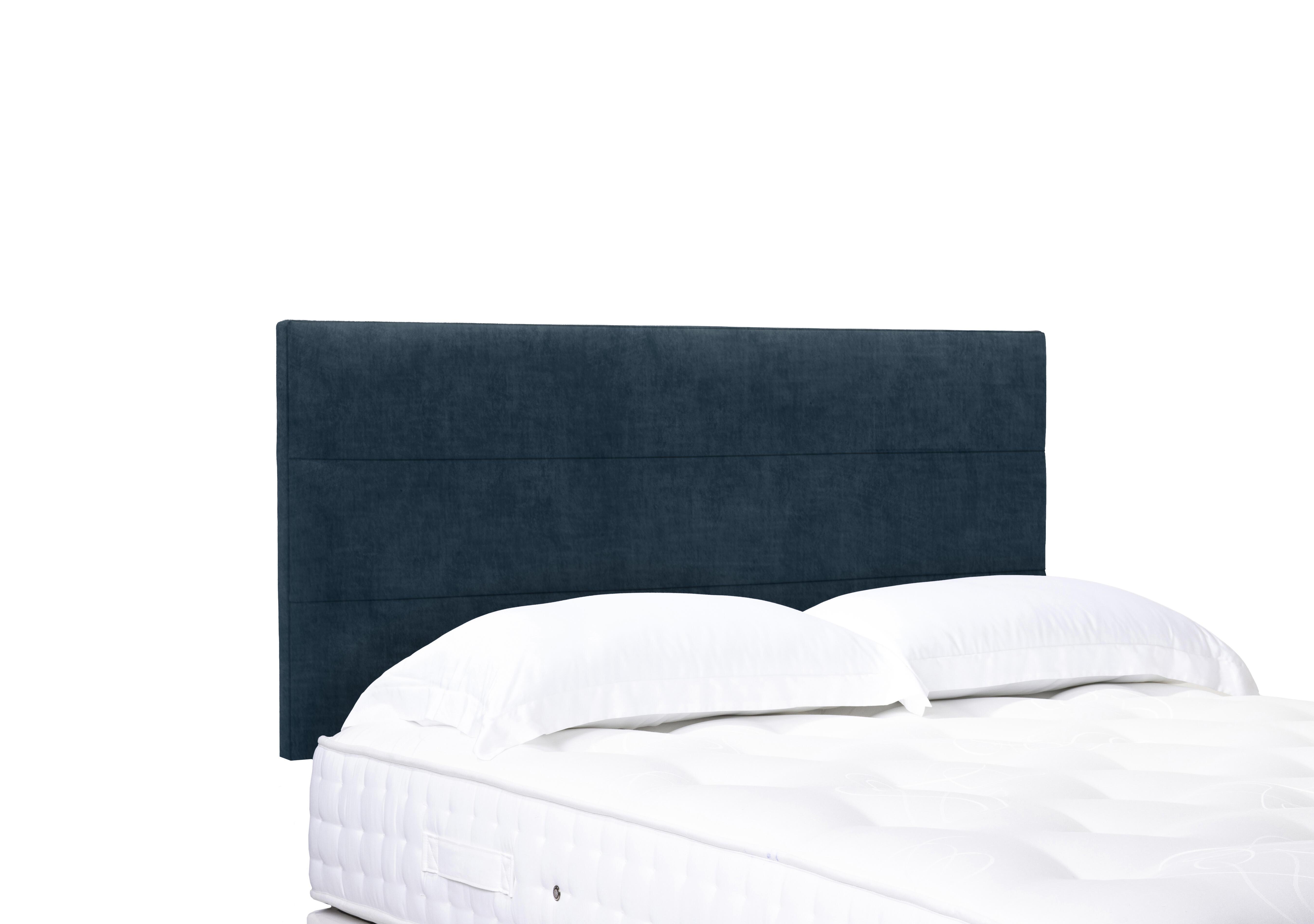Artisan Collection Natsu Standard Strutted Headboard in 600 Granite Blue on Furniture Village