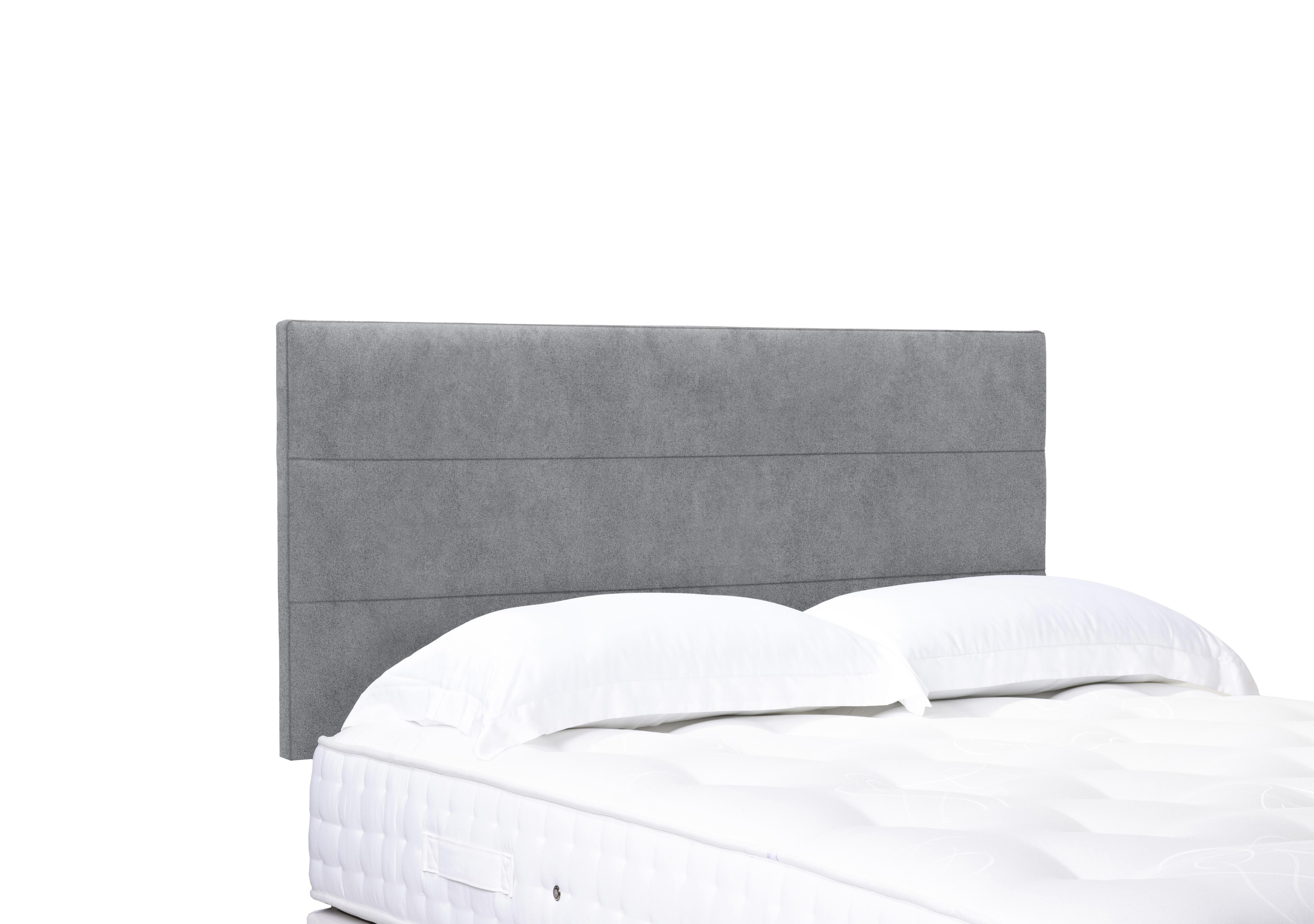 Artisan Collection Natsu Standard Strutted Headboard in 806 Simply Zinc on Furniture Village