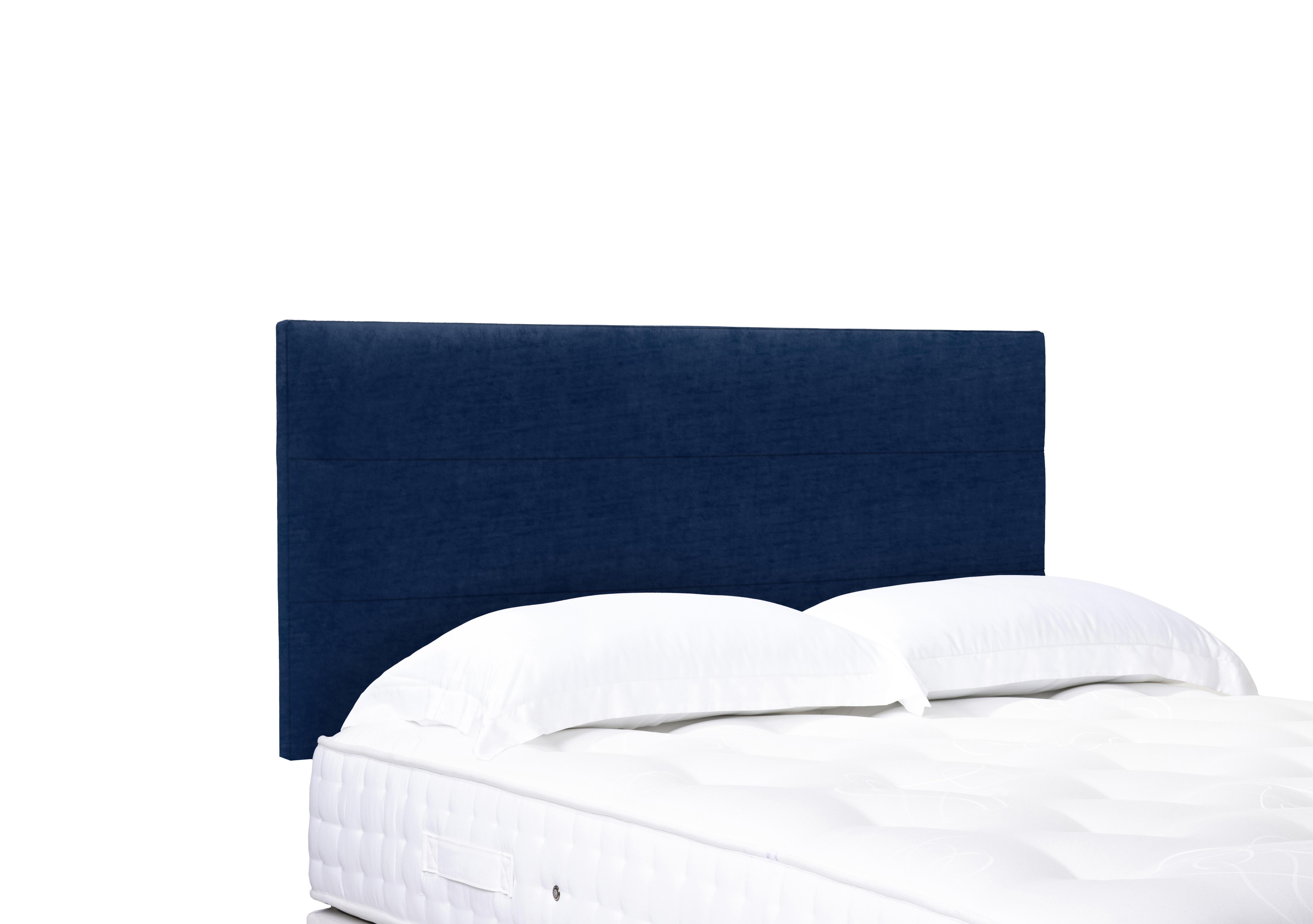 Artisan Collection Natsu Standard Strutted Headboard in Aston Navy on Furniture Village