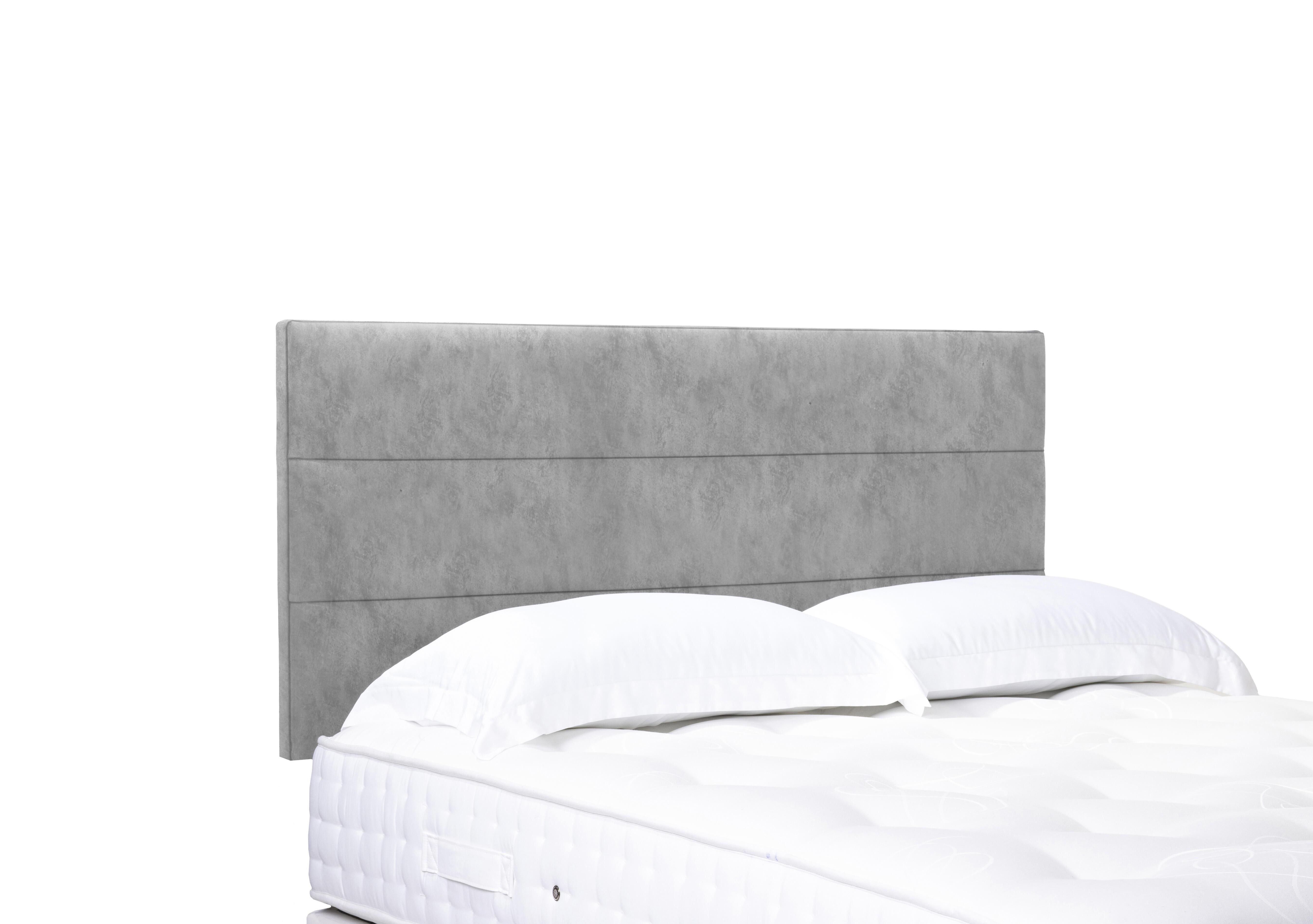 Artisan Collection Natsu Standard Strutted Headboard in Dapple Sterling on Furniture Village