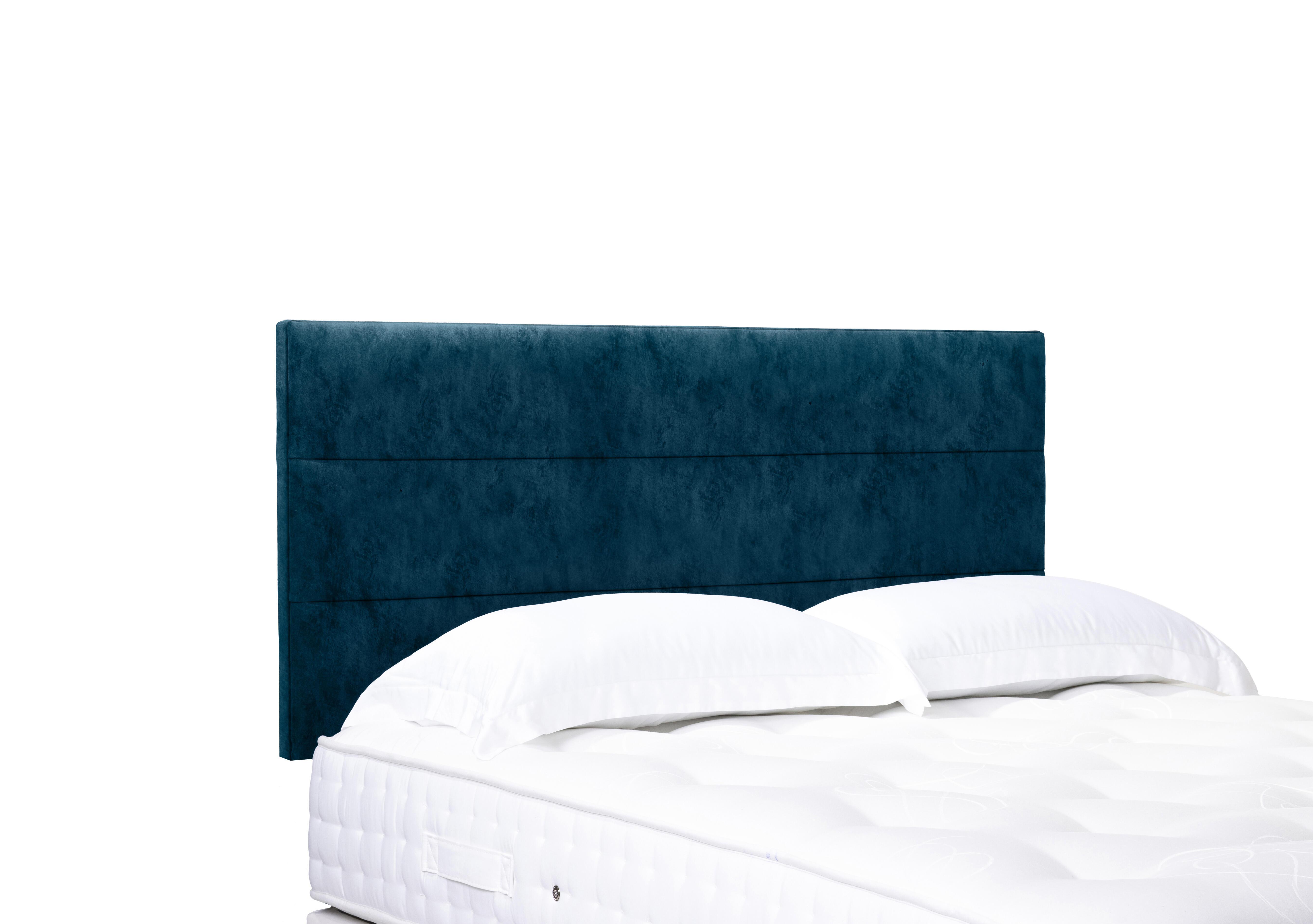 Natsu Standard Strutted Headboard in Daytona Ocean on Furniture Village