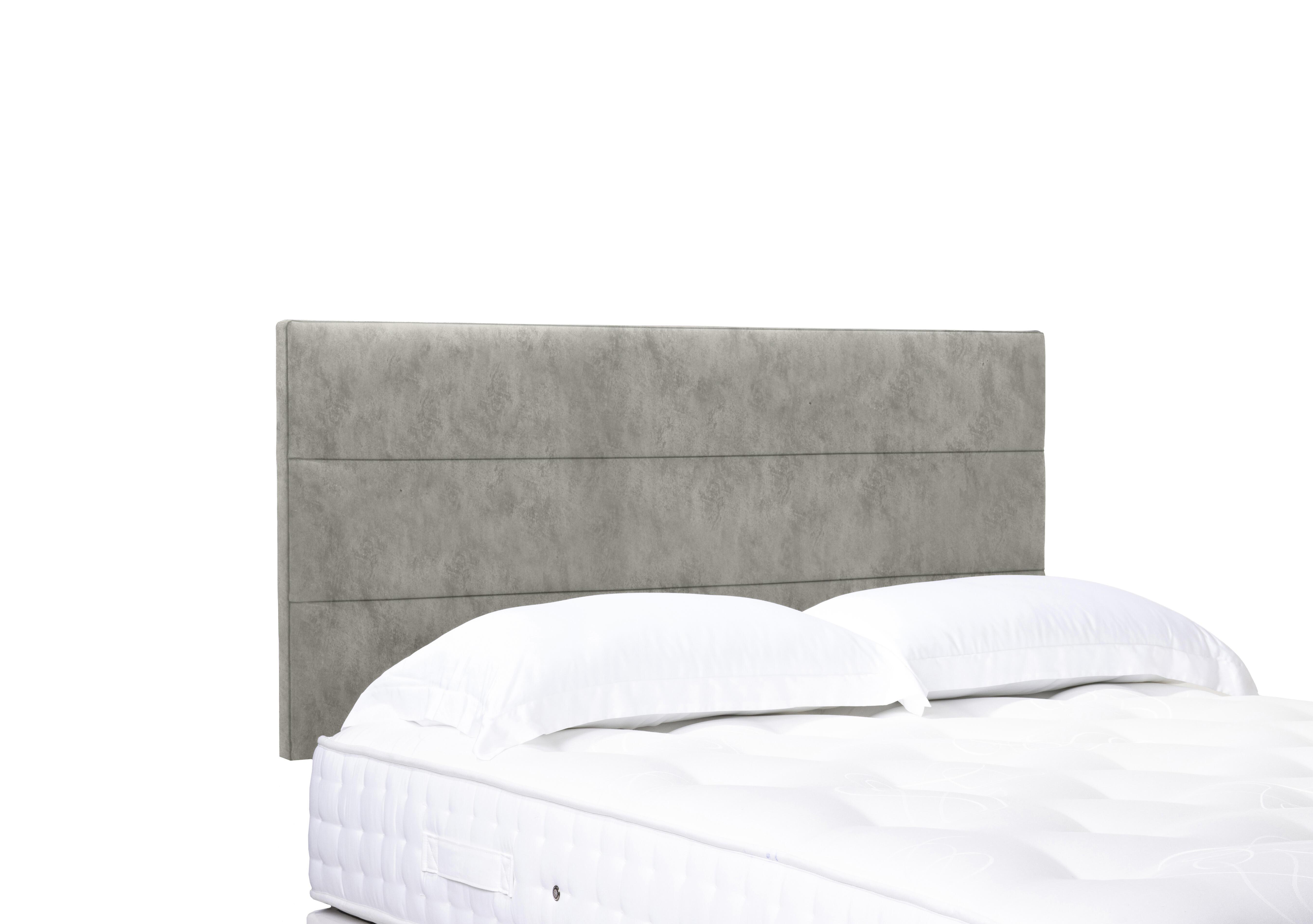 Artisan Collection Natsu Standard Strutted Headboard in Daytona Stone on Furniture Village