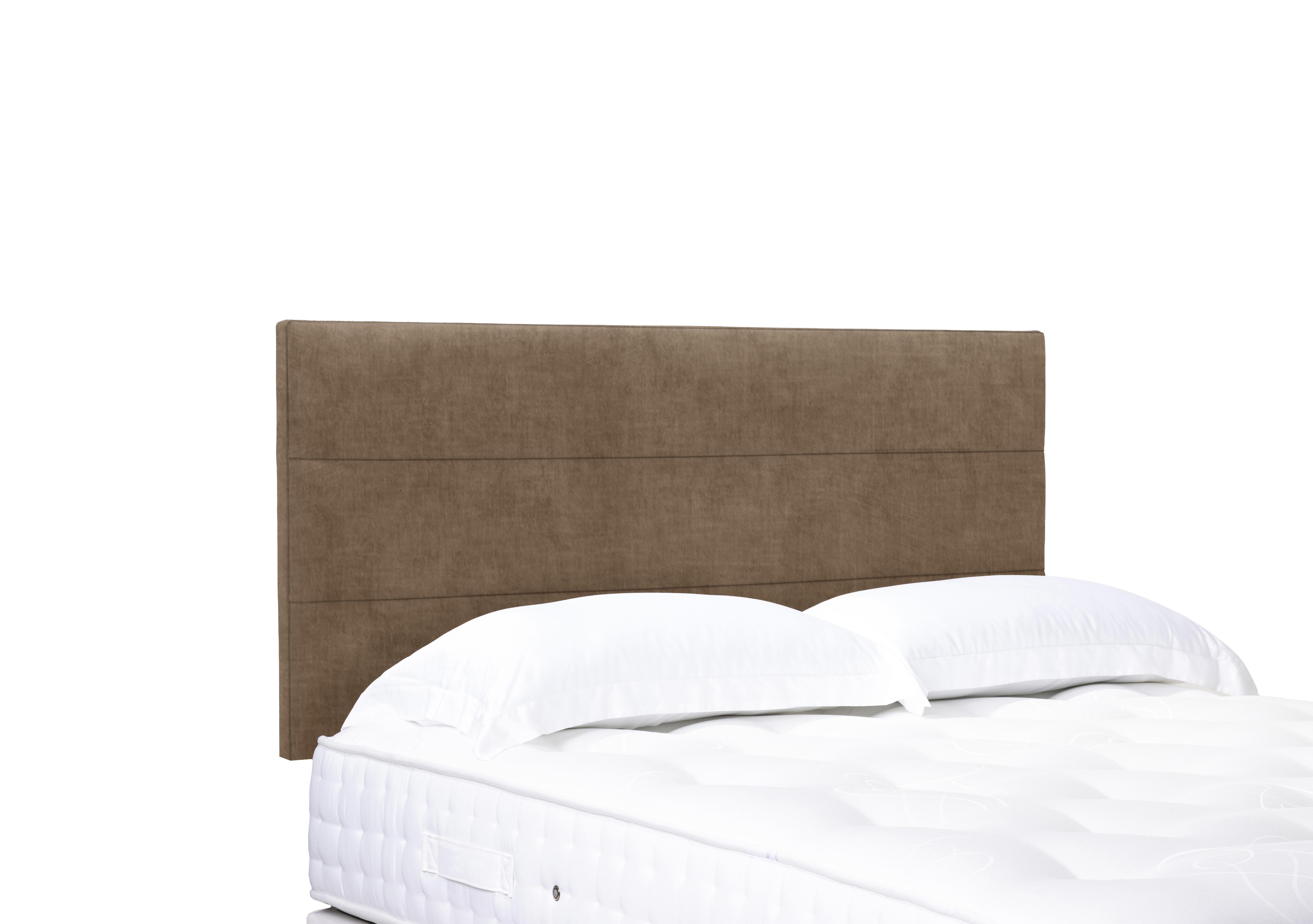 Natsu Standard Strutted Headboard in Lace Caramel on Furniture Village