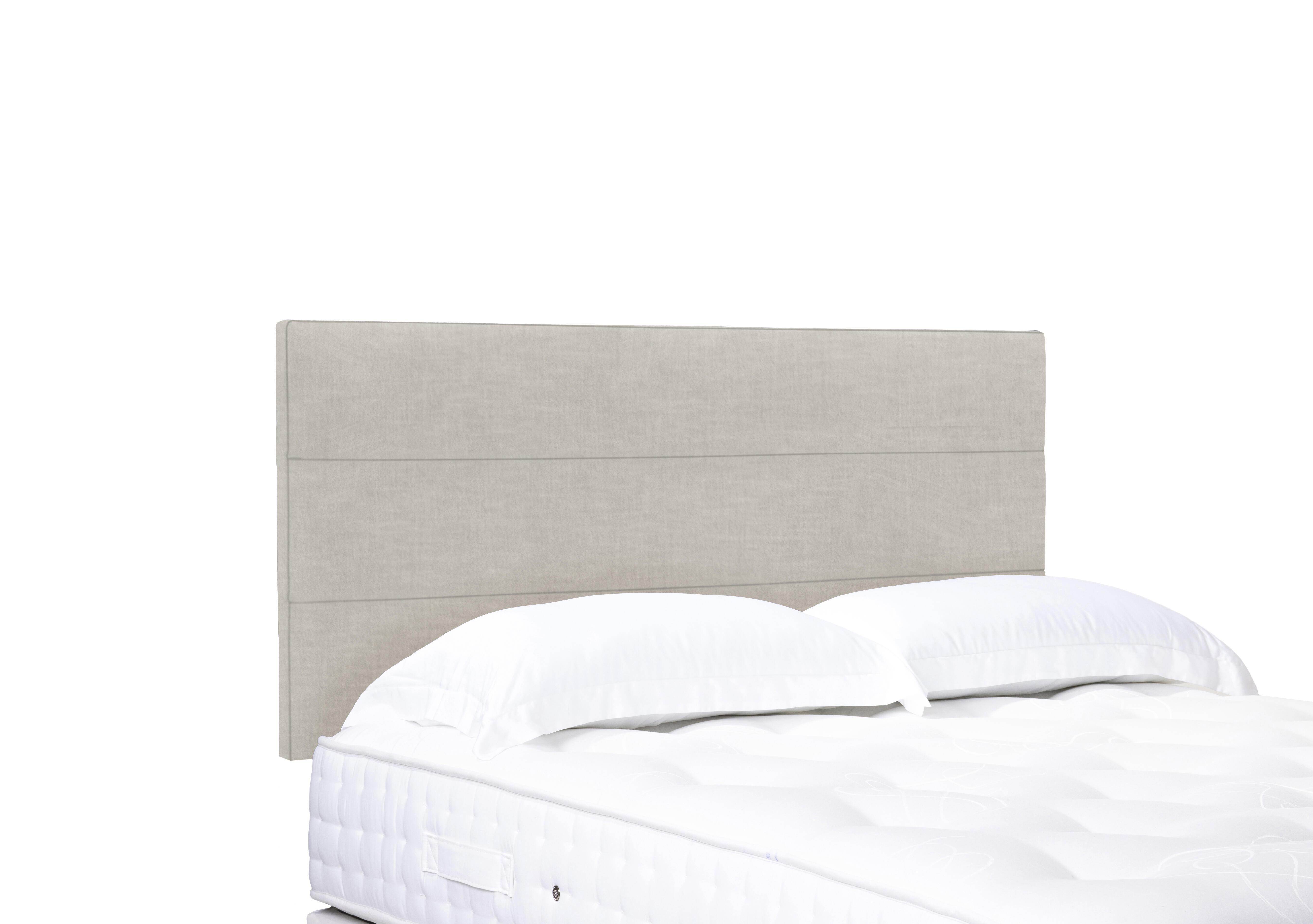 Artisan Collection Natsu Standard Strutted Headboard in Queens Oat on Furniture Village