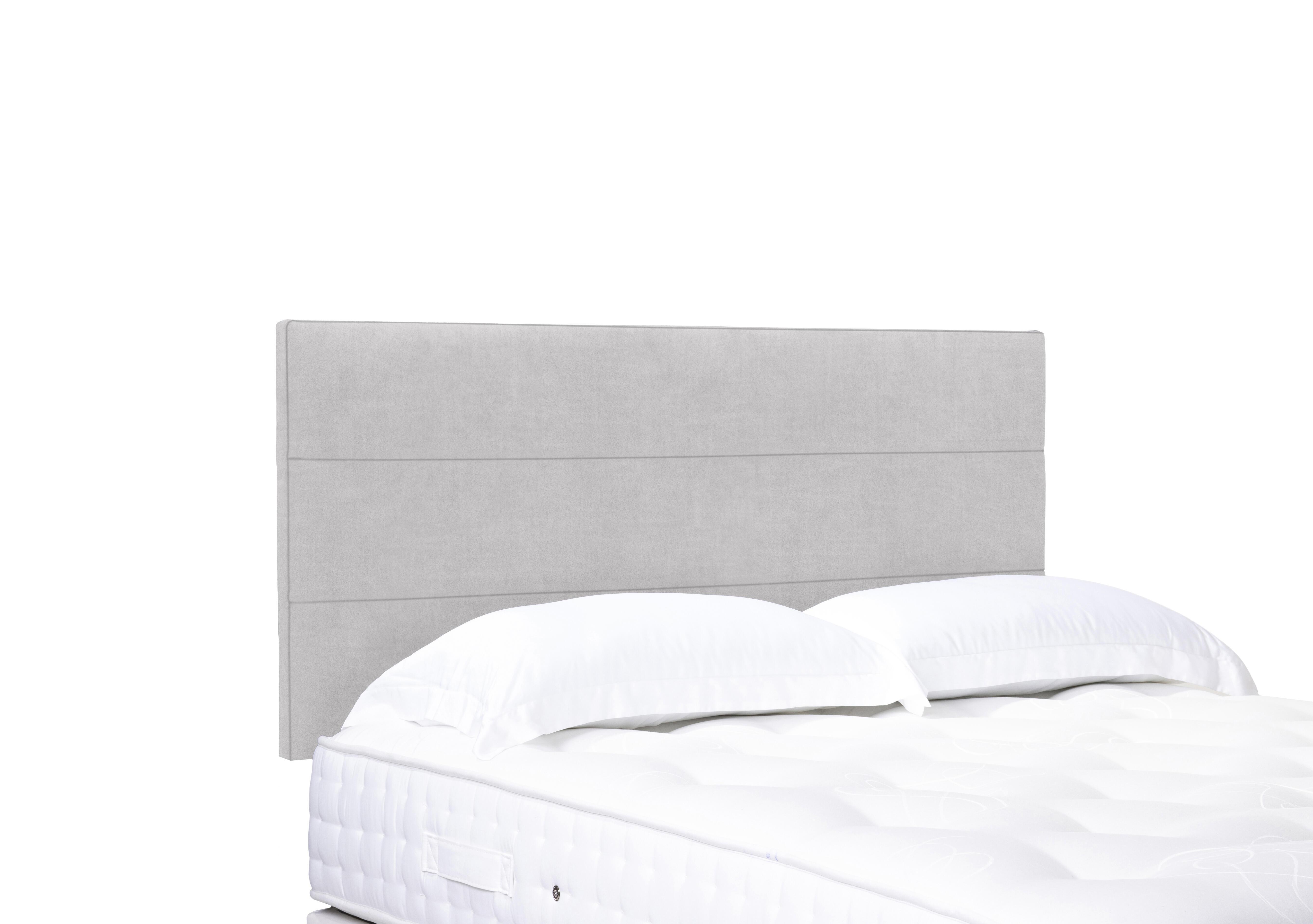 Artisan Collection Natsu Standard Strutted Headboard in Queens Pebble on Furniture Village