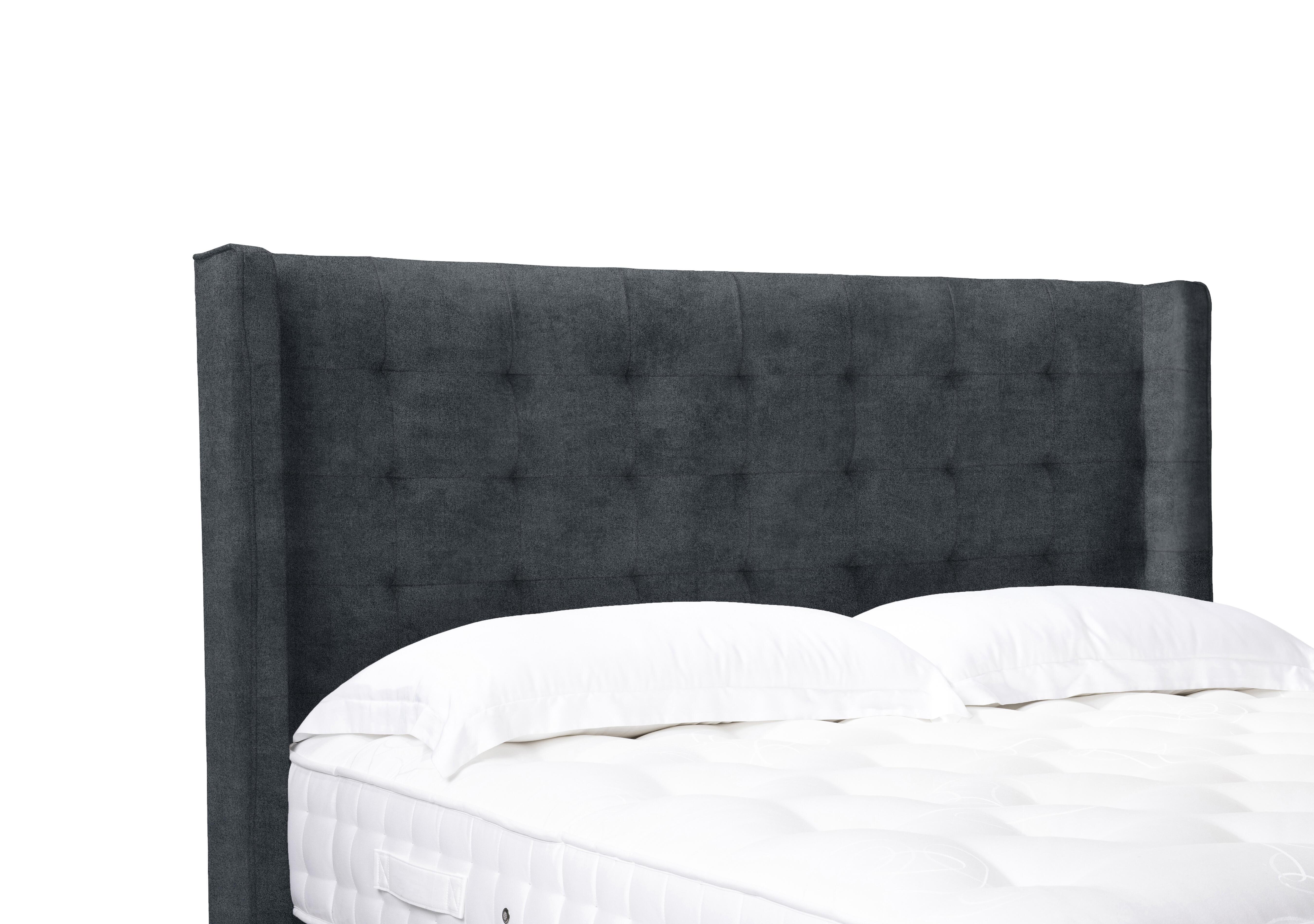 Artisan Collection Onyx High Floor Standing Headboard in Plain Onyx on Furniture Village