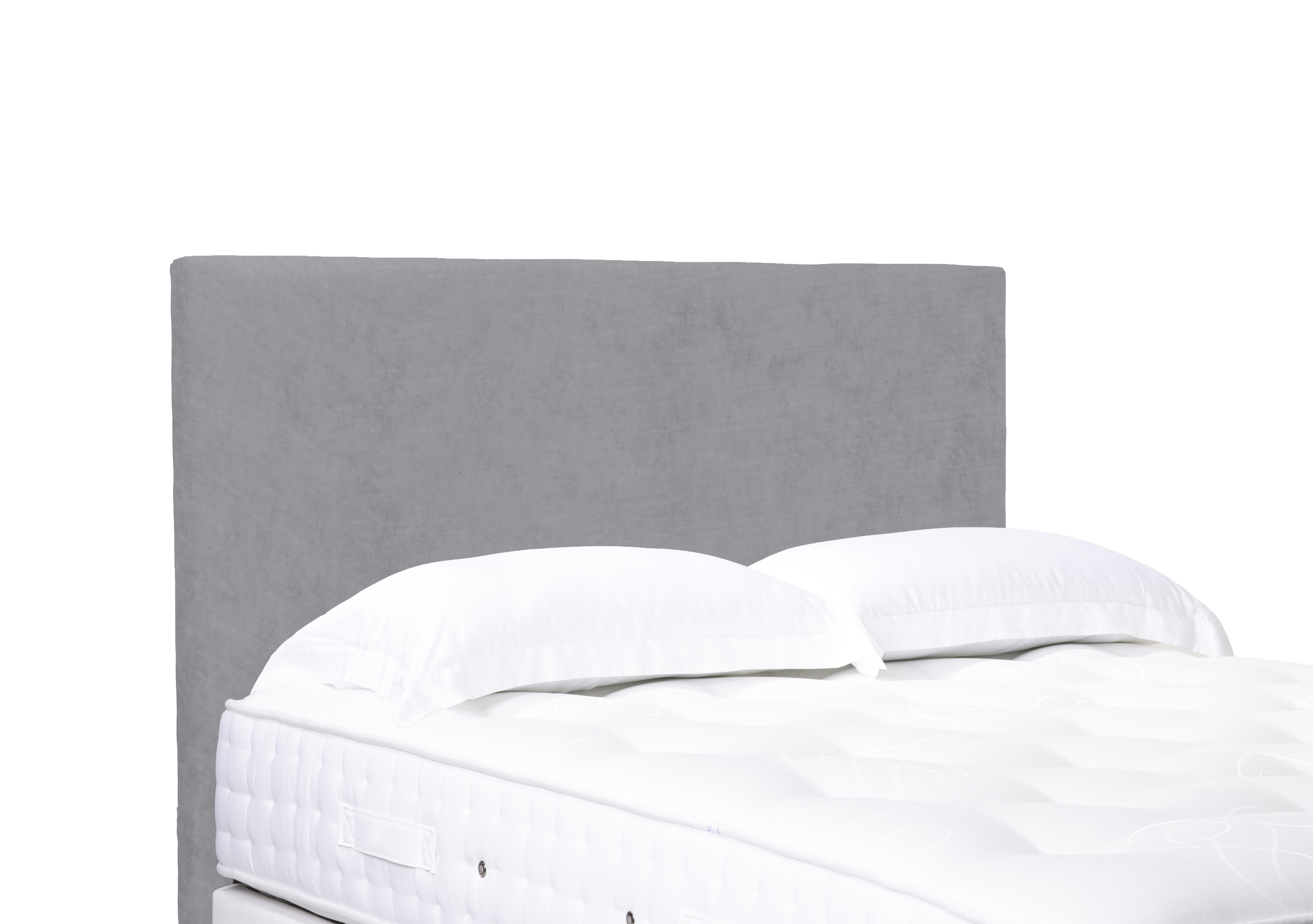 Artisan Collection Origin Standard Floor Standing Headboard in Aston Silver on Furniture Village