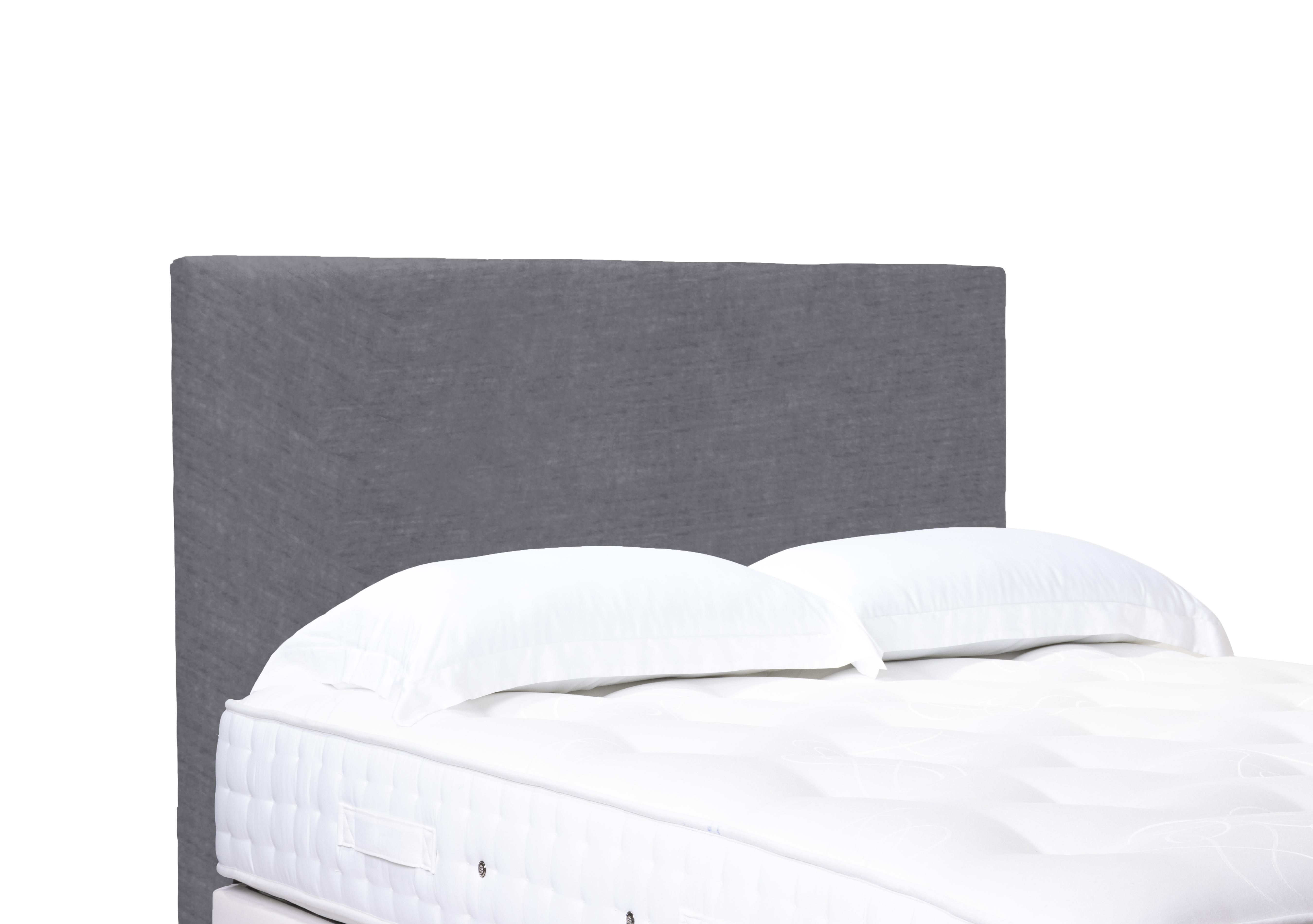 Origin Standard Floor Standing Headboard in Aston Steel on Furniture Village