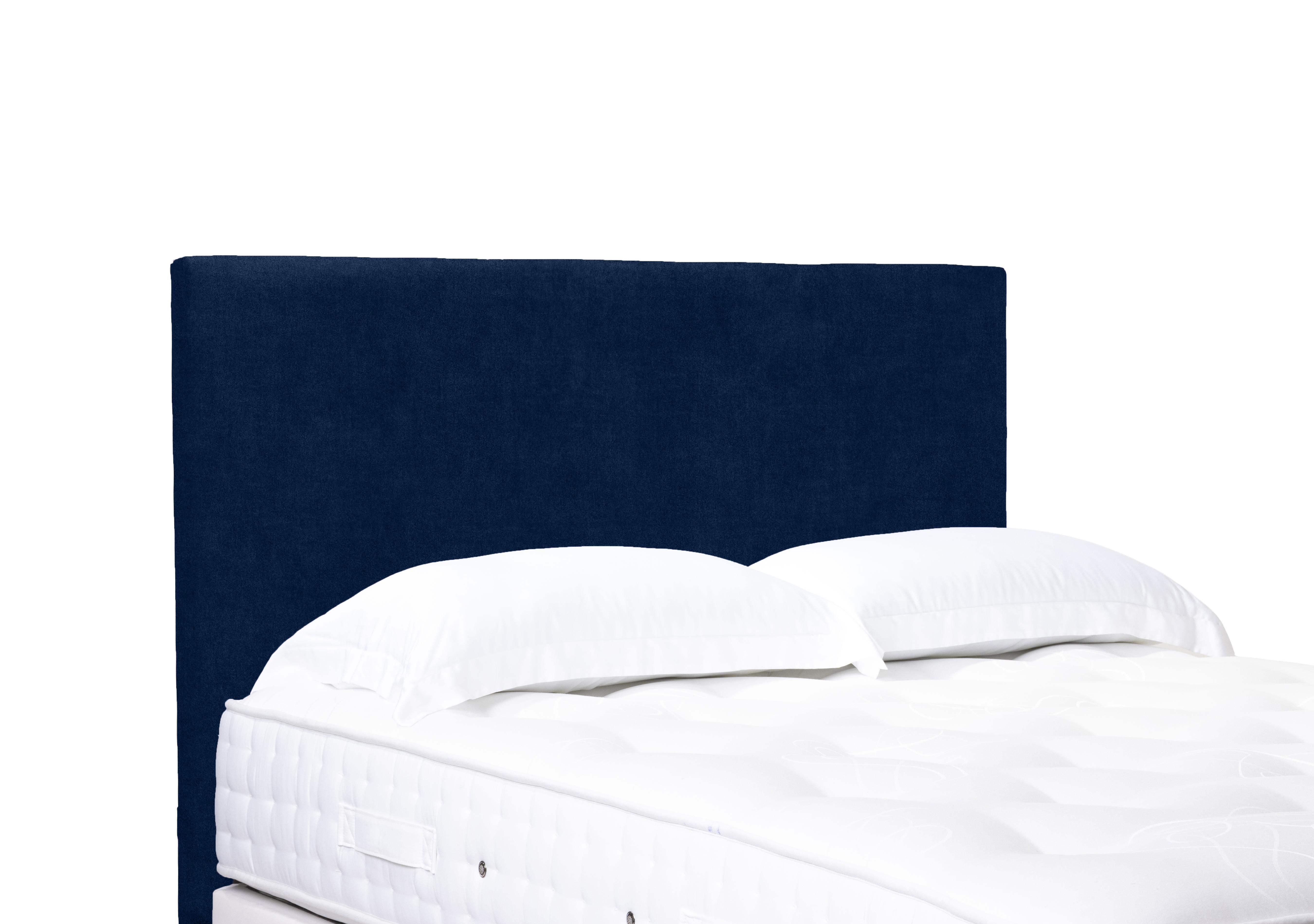 Artisan Collection Origin Standard Floor Standing Headboard in Plain Sapphire on Furniture Village