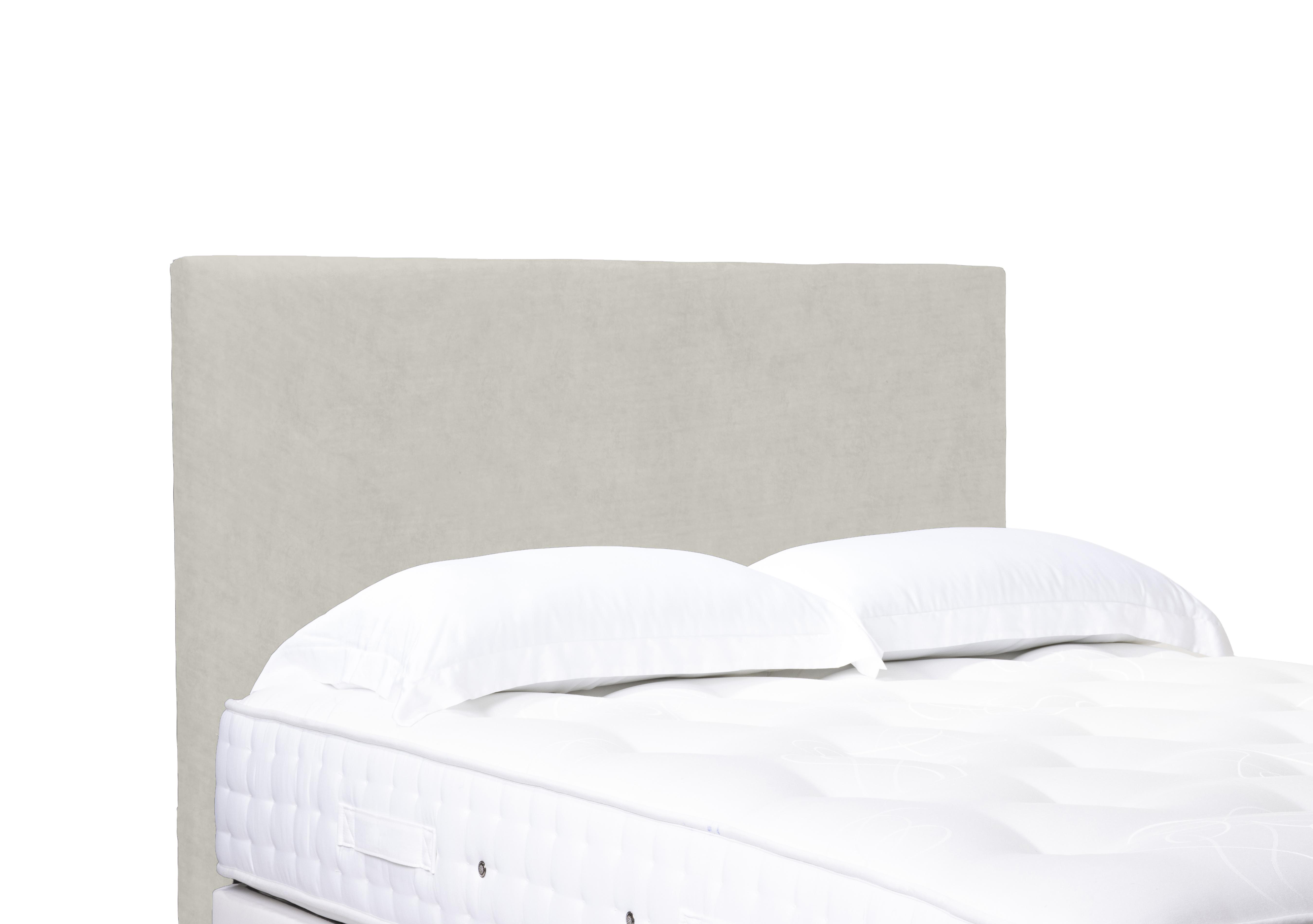 Artisan Collection Origin Standard Floor Standing Headboard in Plush Ecru on Furniture Village