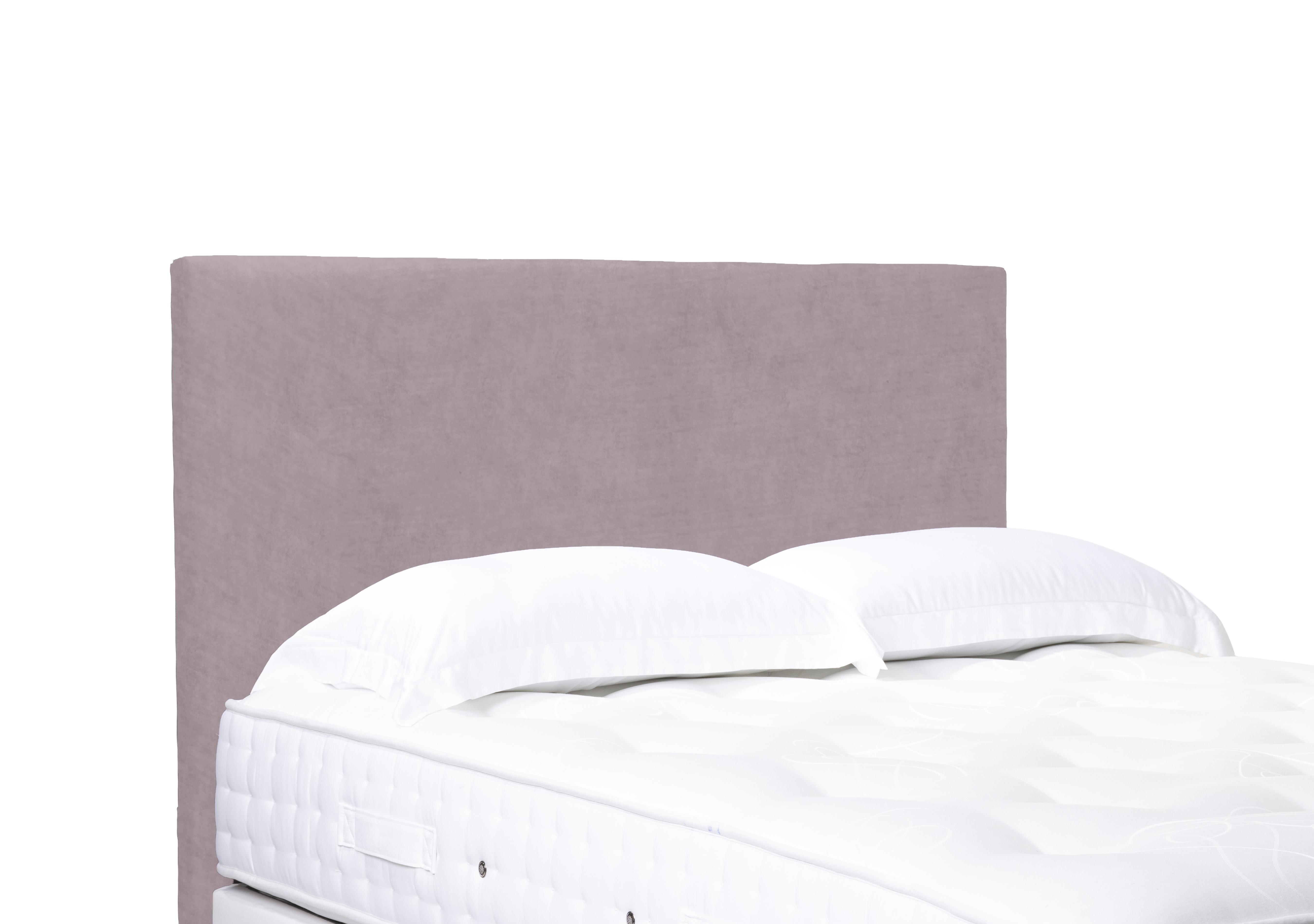 Artisan Collection Origin Standard Floor Standing Headboard in Plush Lilac on Furniture Village